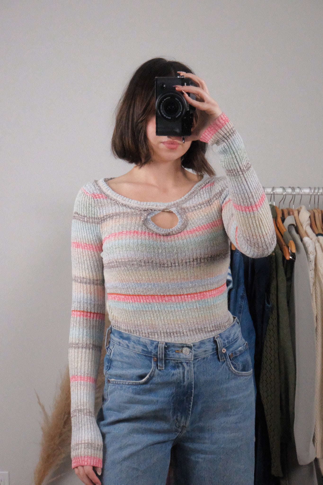 Vintage x Key Hole Long-Sleeve (S)