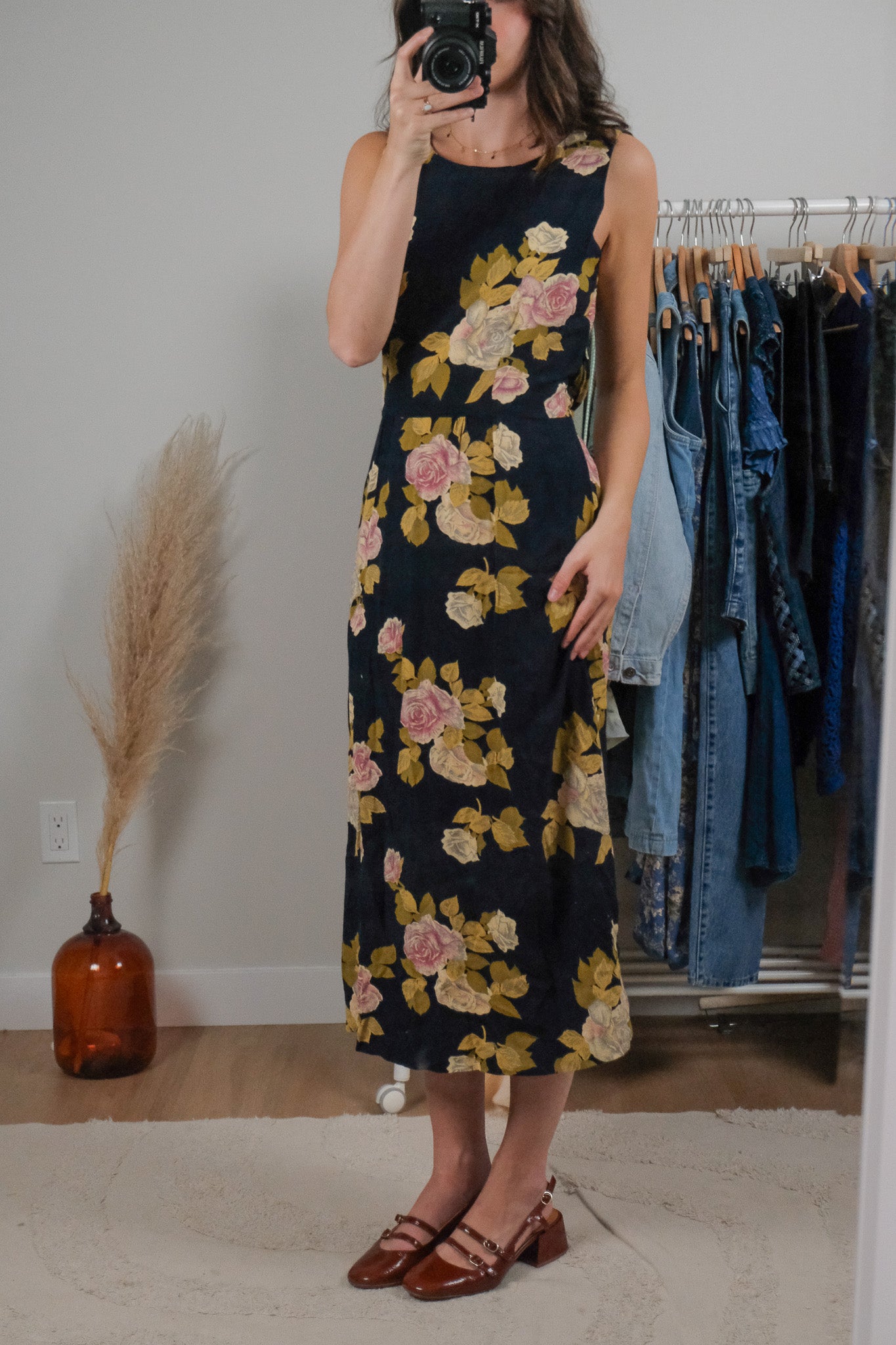Made in Canada x Vintage x Floral Dress (S)