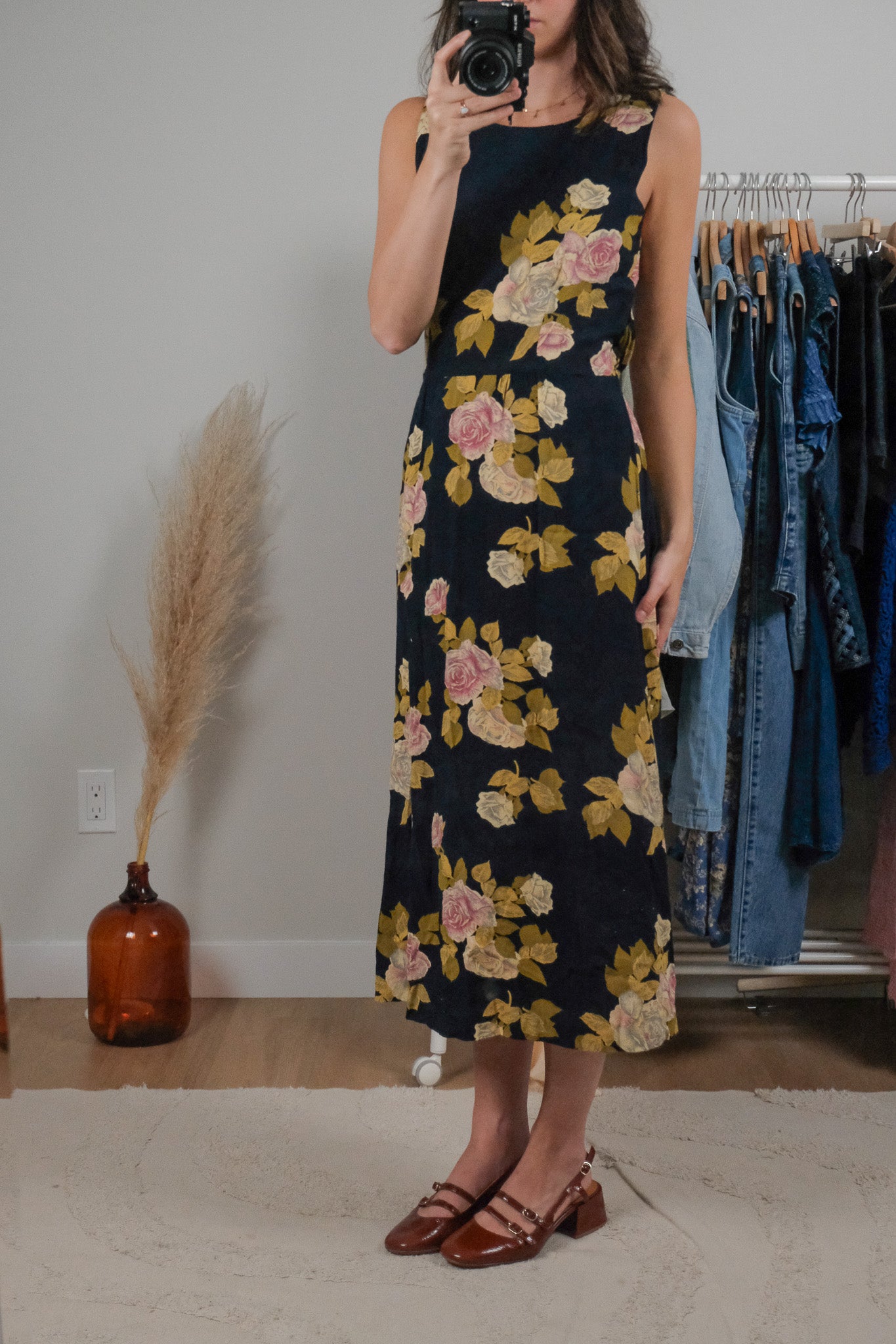 Made in Canada x Vintage x Floral Dress (S)