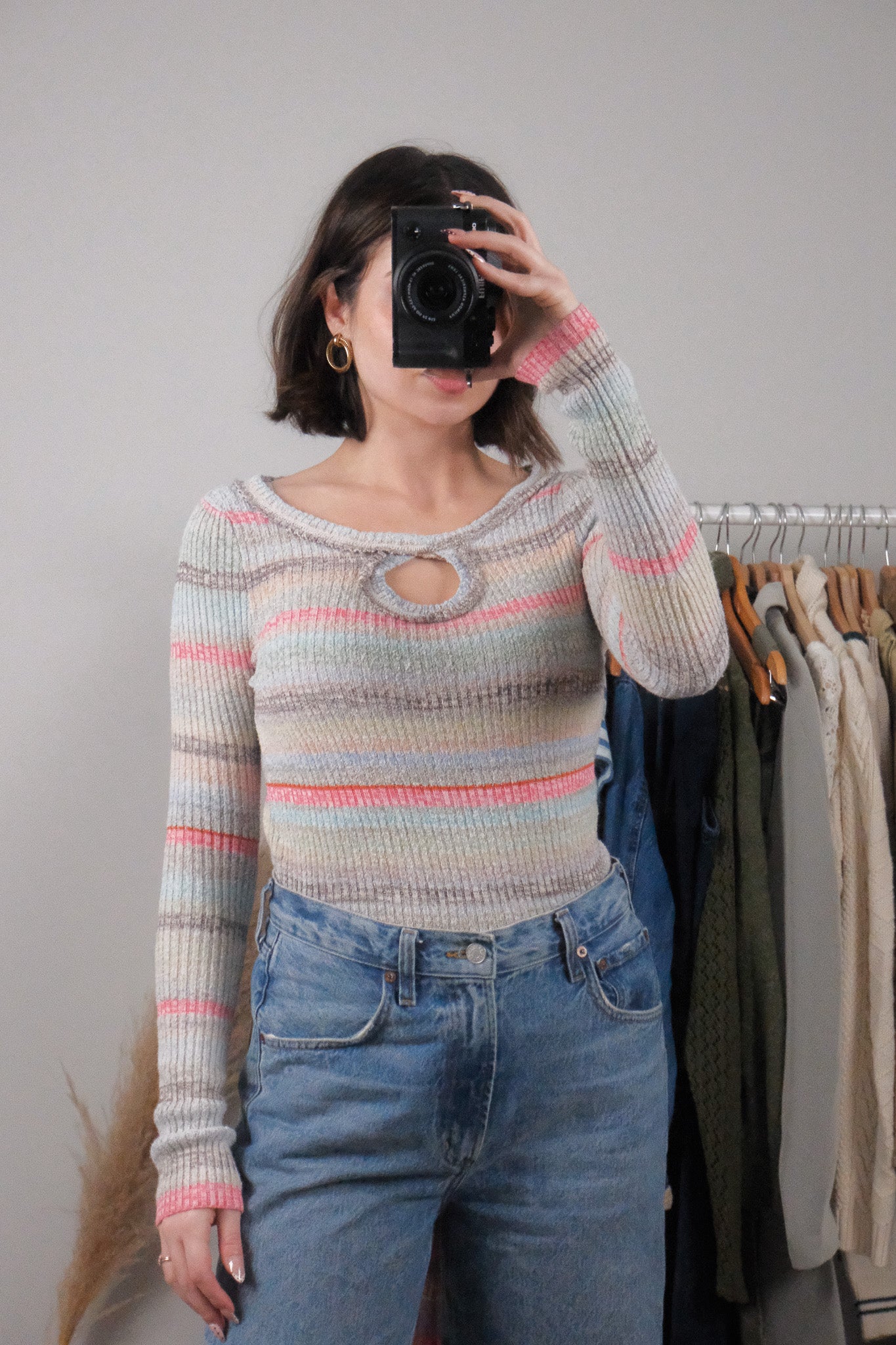 Vintage x Key Hole Long-Sleeve (S)
