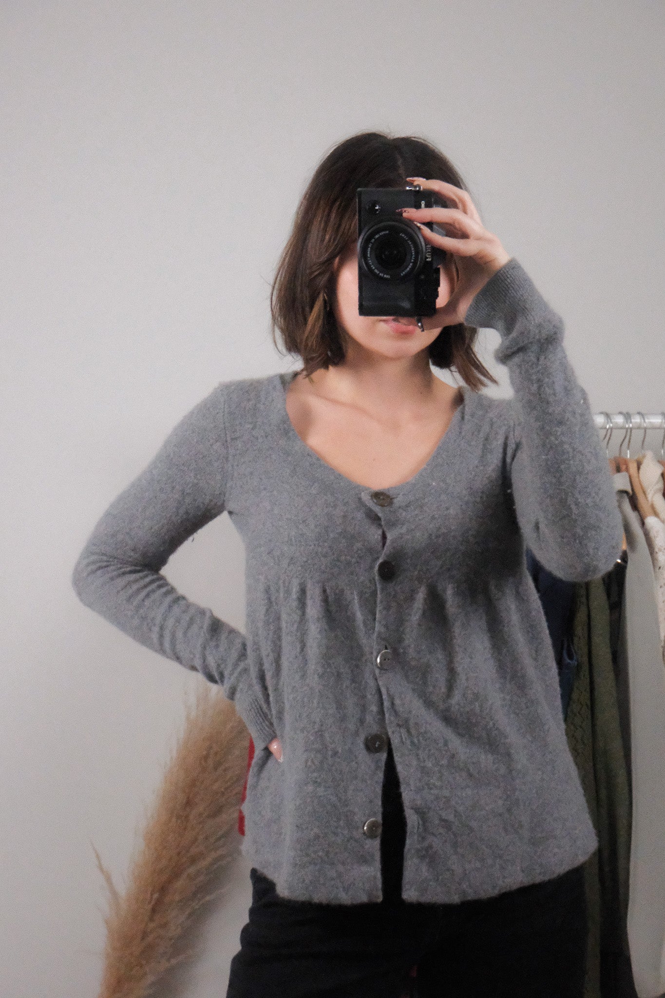 Vince x 100% Cashmere Babydoll Sweater (S/M)