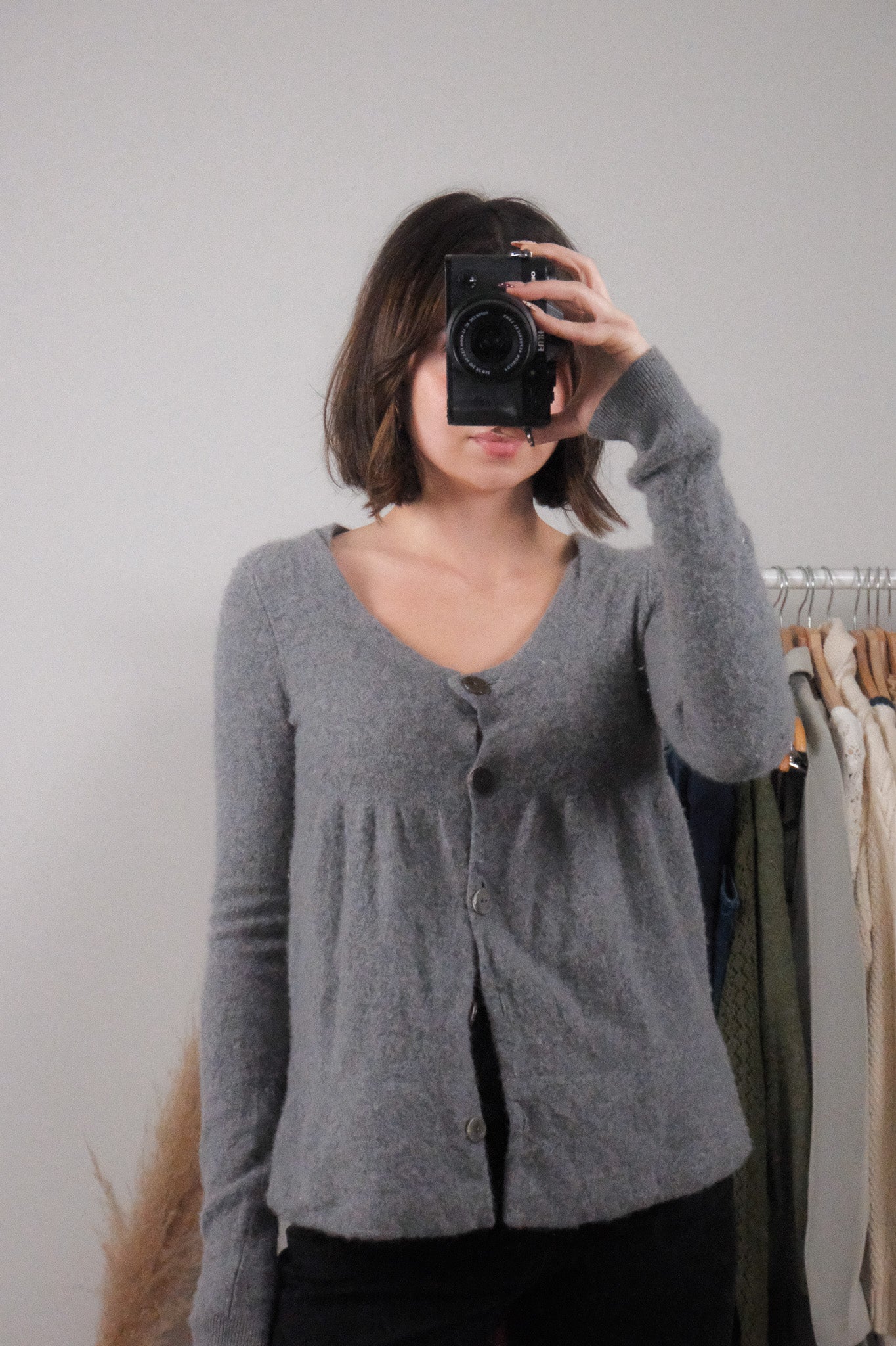 Vince x 100% Cashmere Babydoll Sweater (S/M)