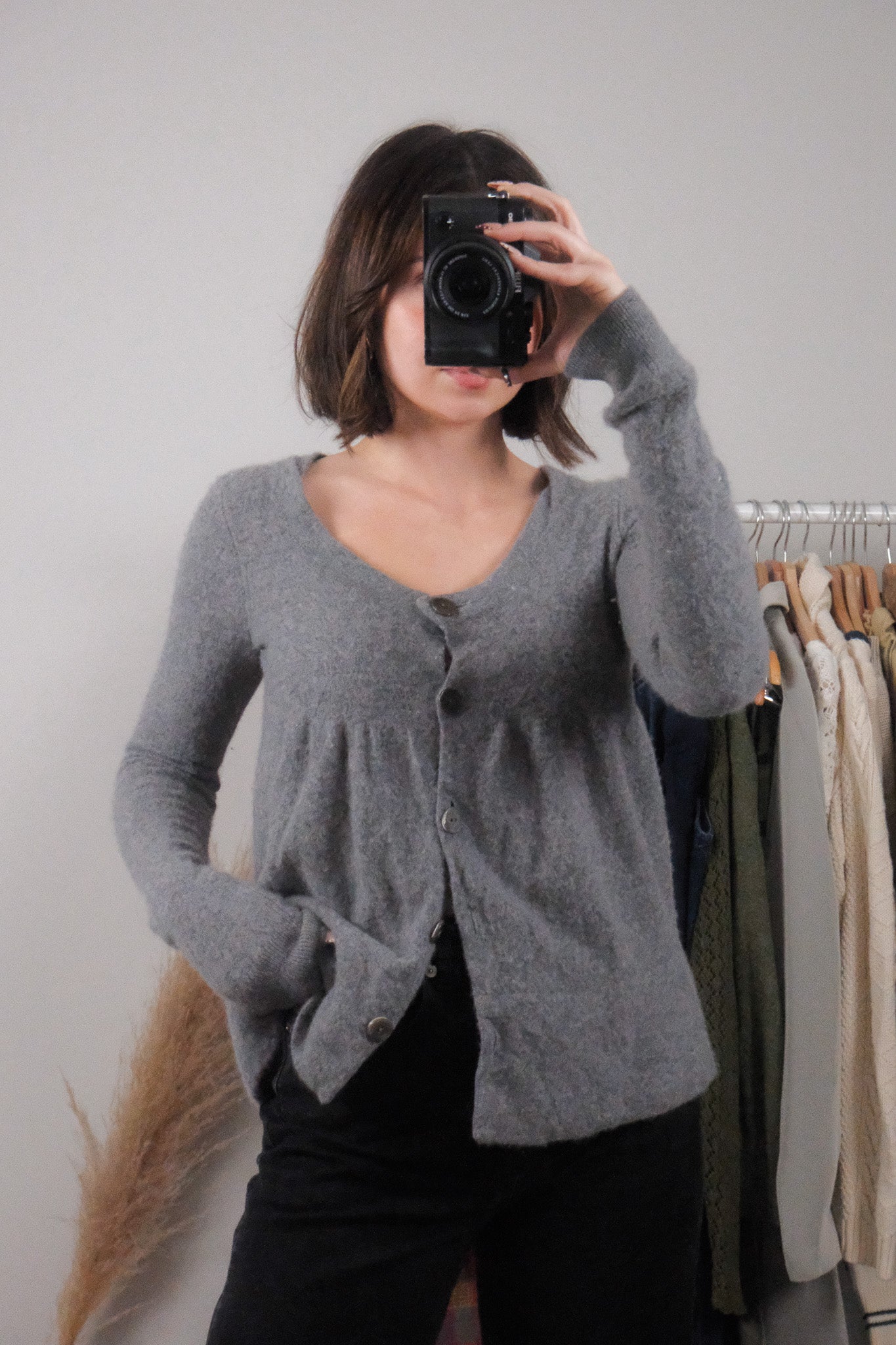 Vince x 100% Cashmere Babydoll Sweater (S/M)