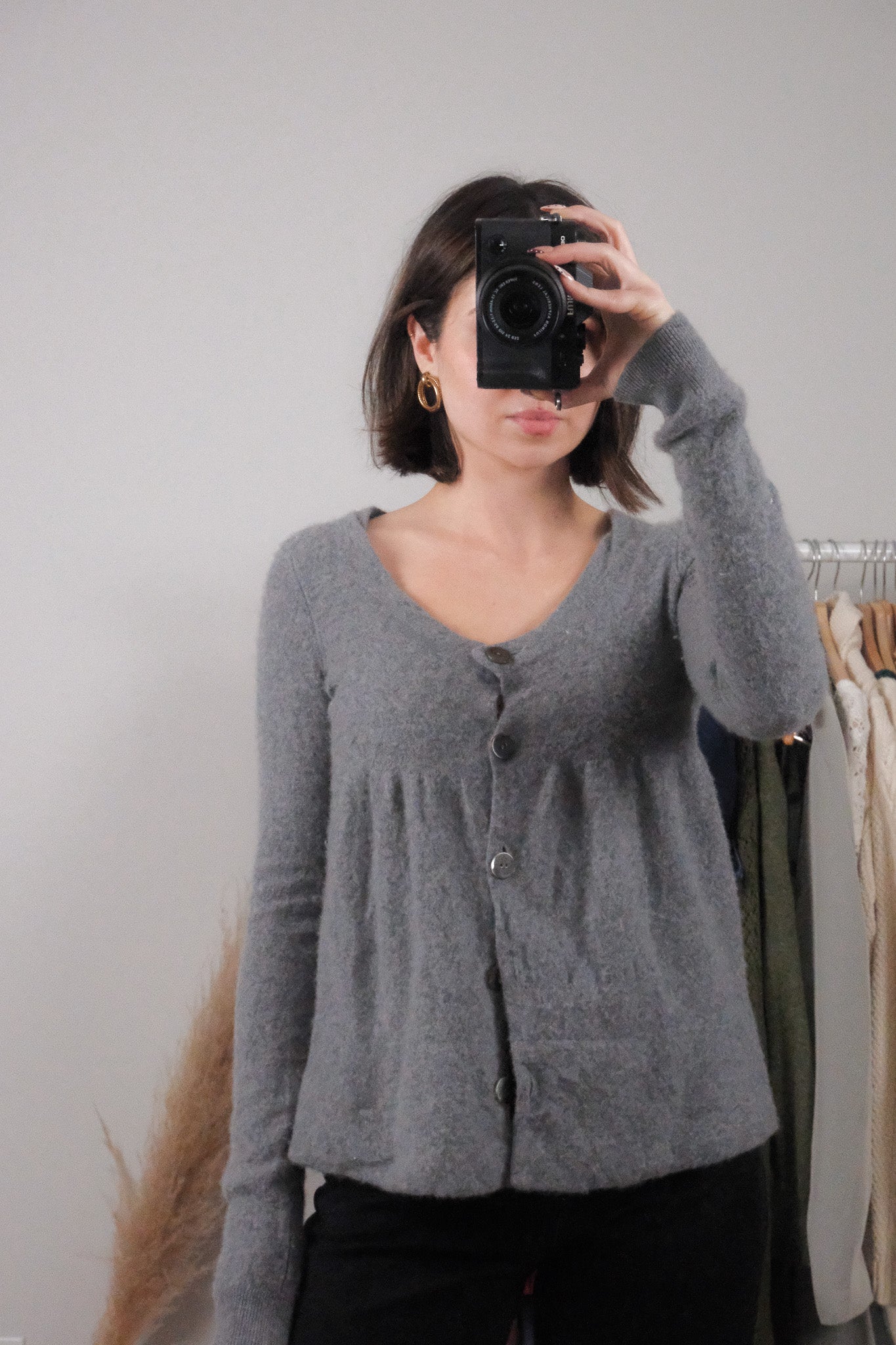 Vince x 100% Cashmere Babydoll Sweater (S/M)