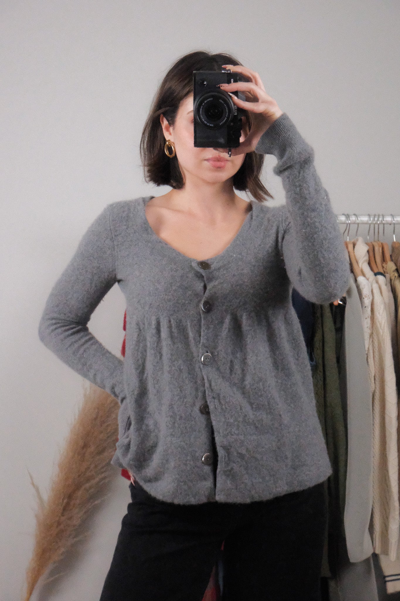 Vince x 100% Cashmere Babydoll Sweater (S/M)