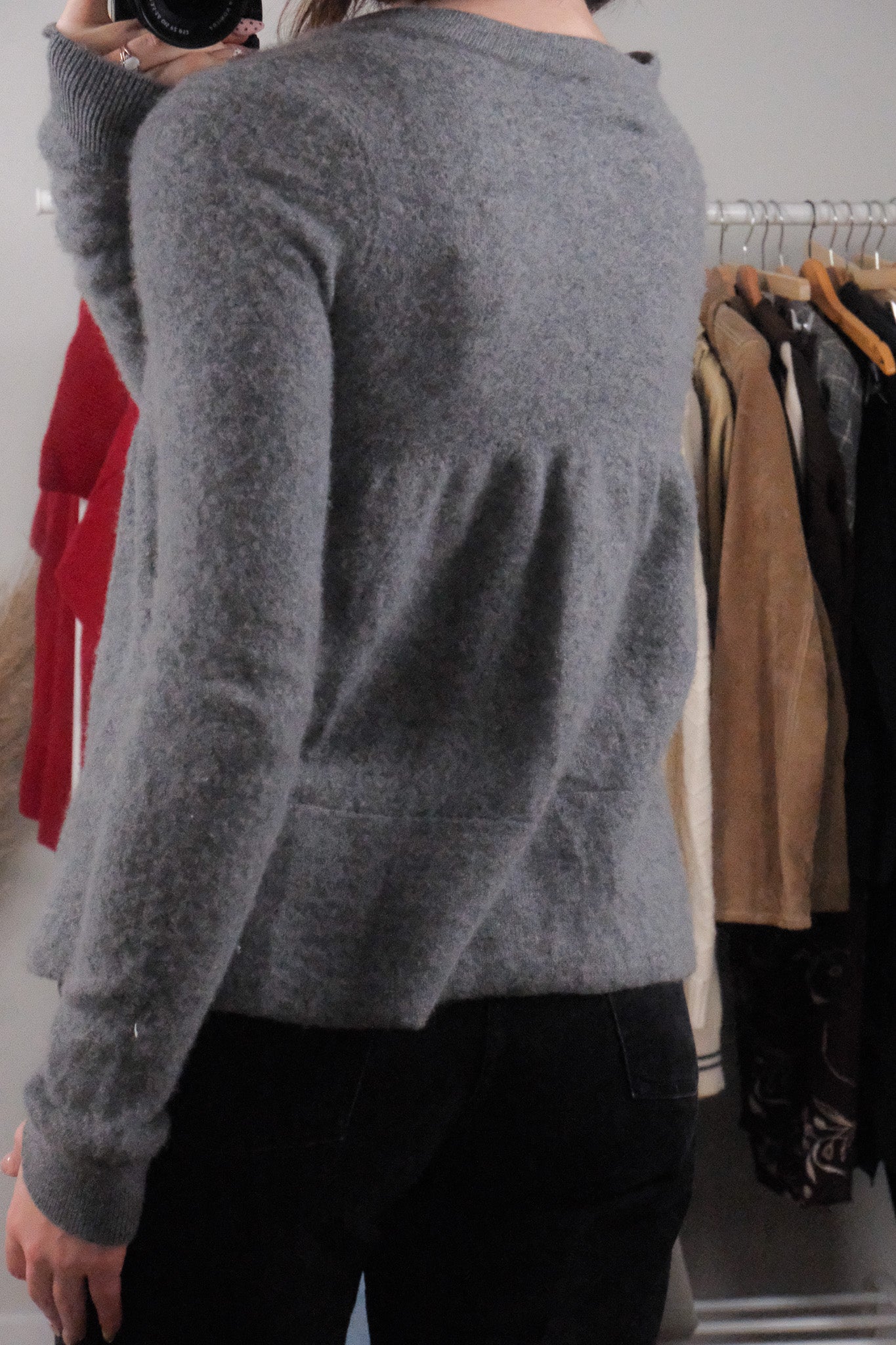 Vince x 100% Cashmere Babydoll Sweater (S/M)