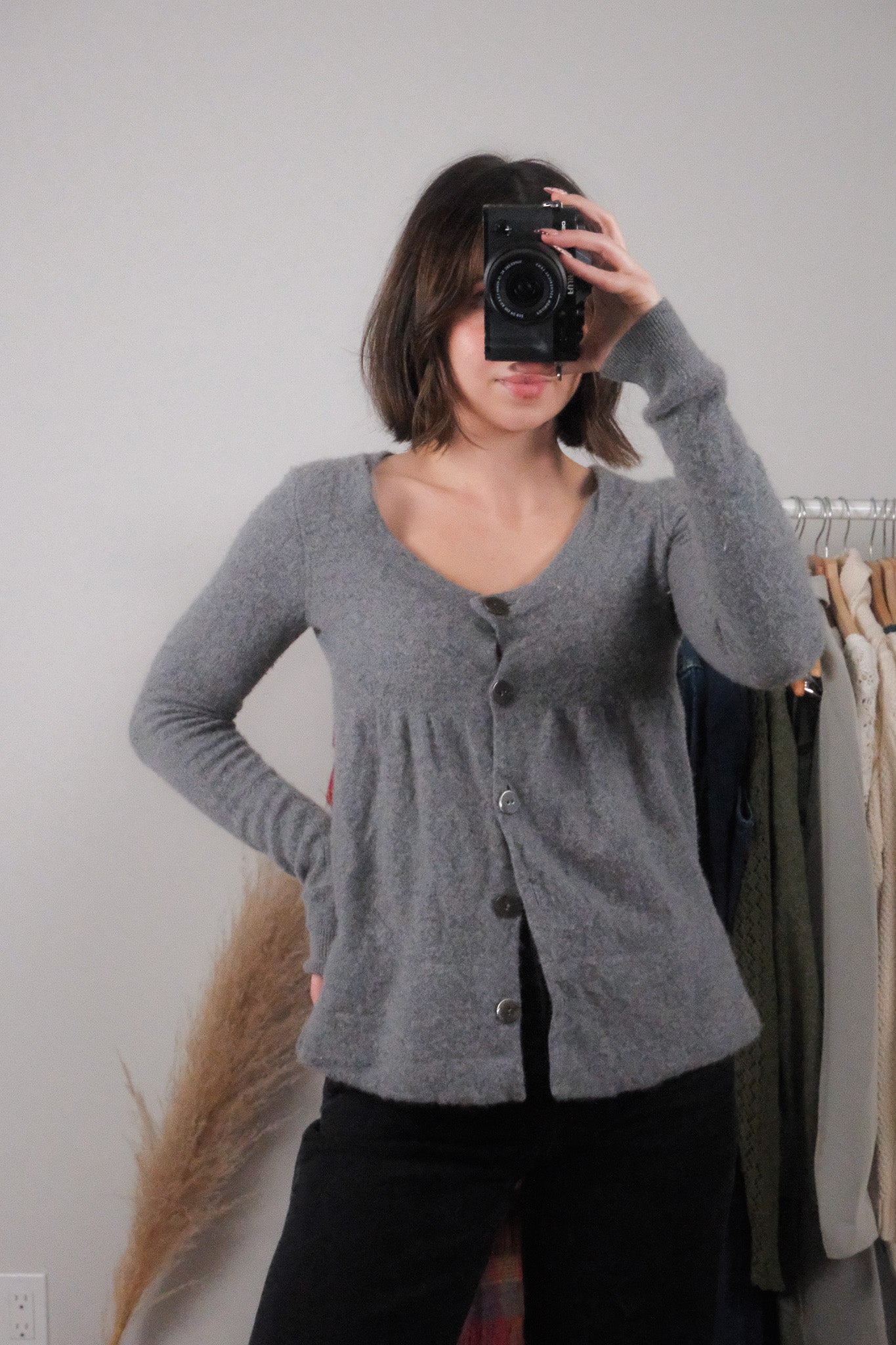 Vince x 100% Cashmere Babydoll Sweater (S/M)