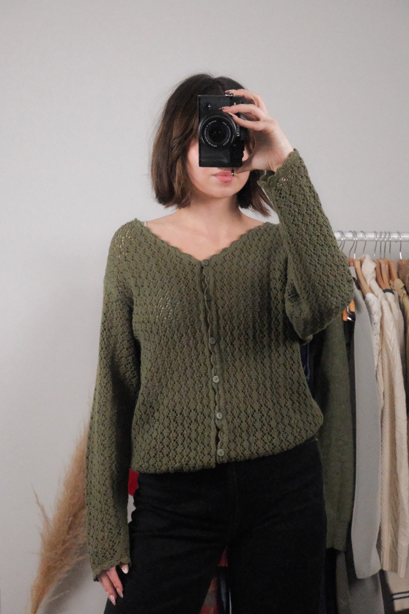 Vintage x Knit Cardigan (L)