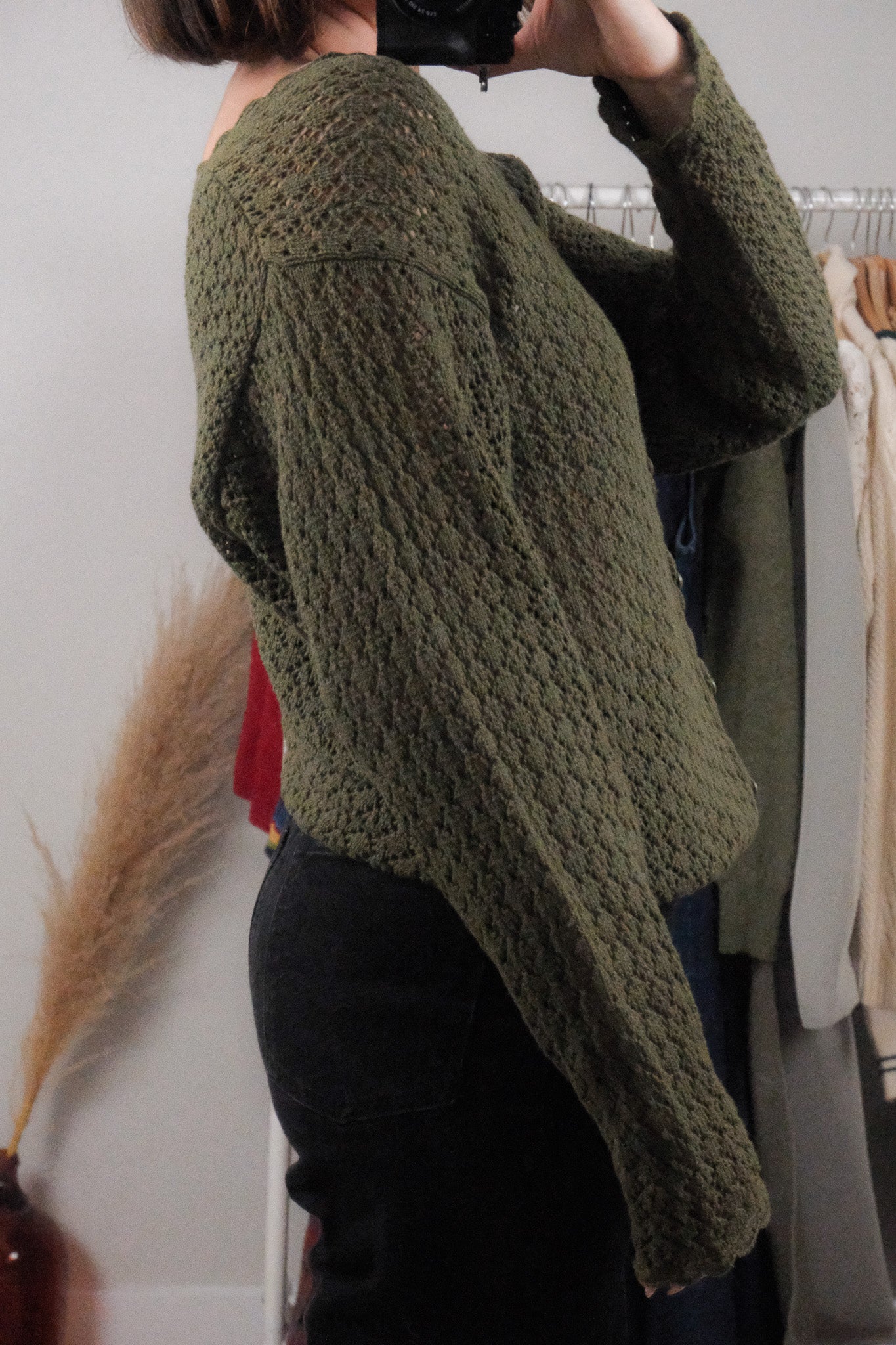 Vintage x Knit Cardigan (L)