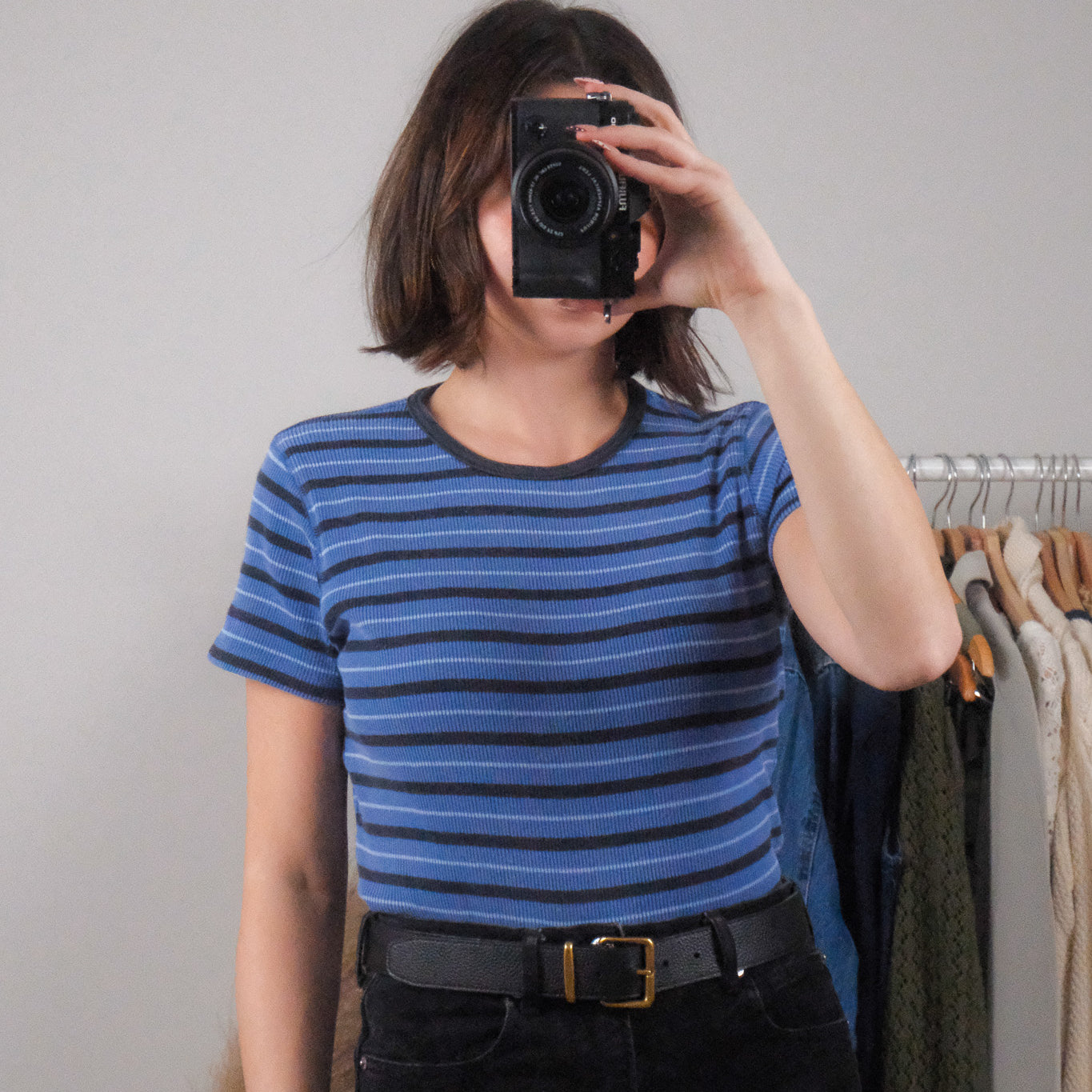 Vintage x Striped T-Shirt (S)