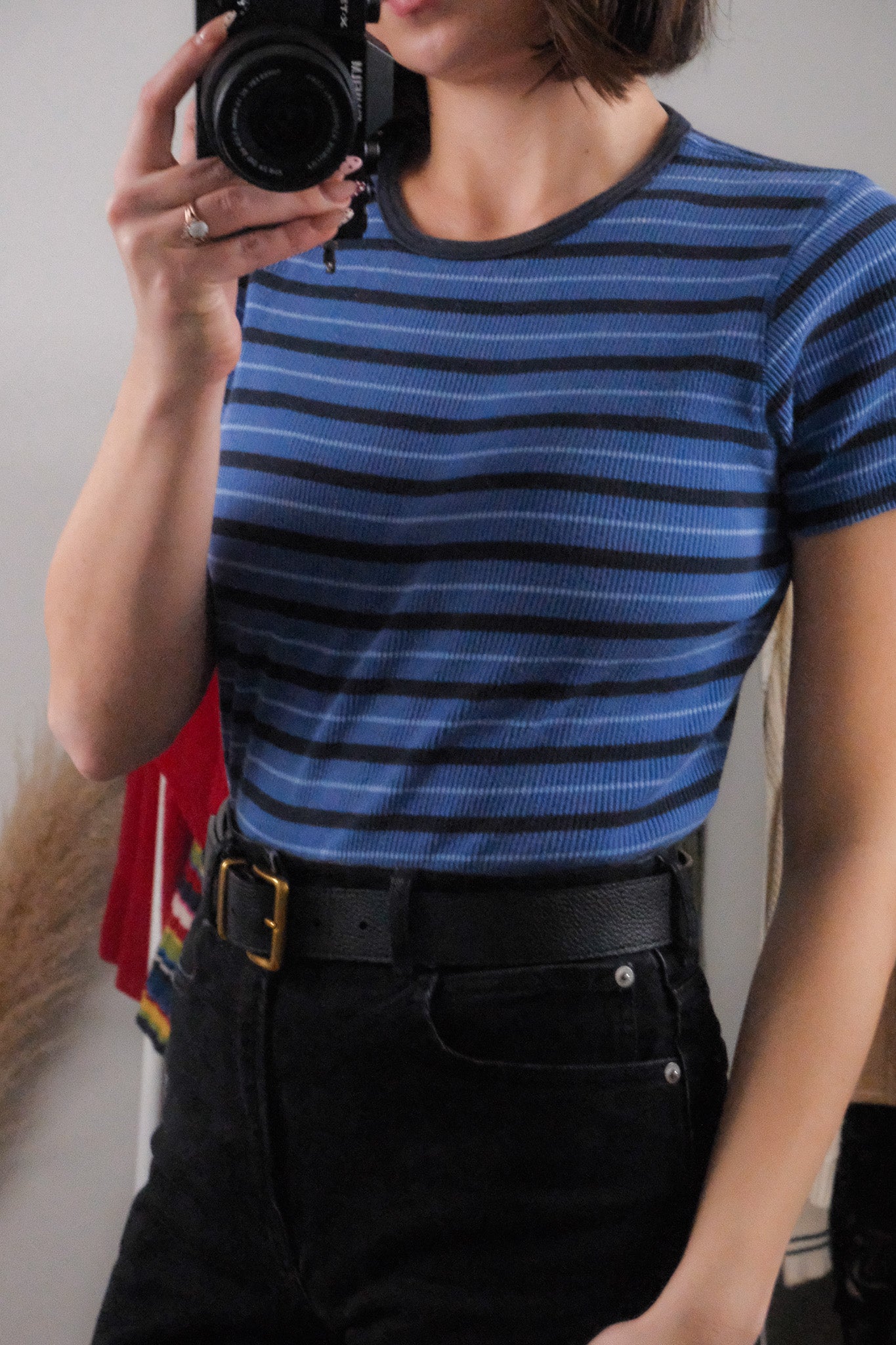 Vintage x Striped T-Shirt (S)