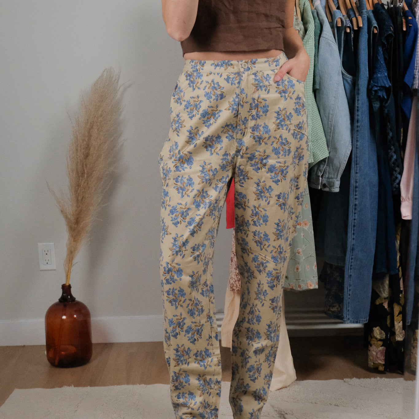 Deadstock x Vintage x Cotton Floral Pants (27)