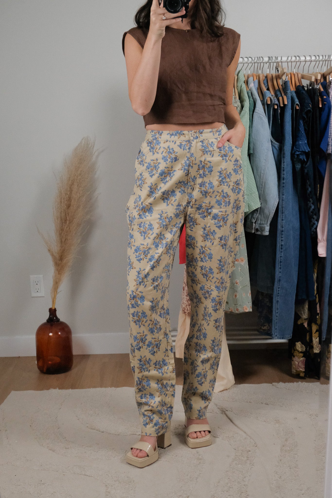 Deadstock x Vintage x Cotton Floral Pants (27)