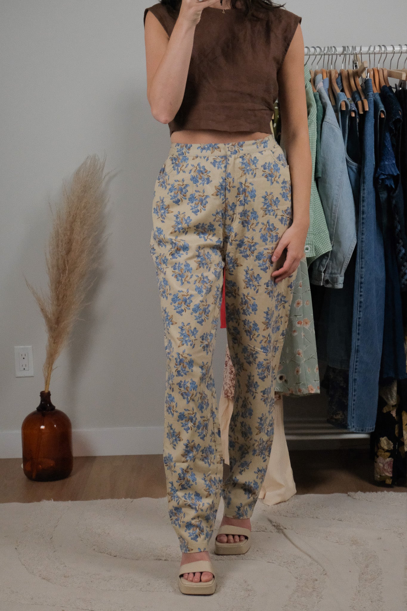 Deadstock x Vintage x Cotton Floral Pants (27)