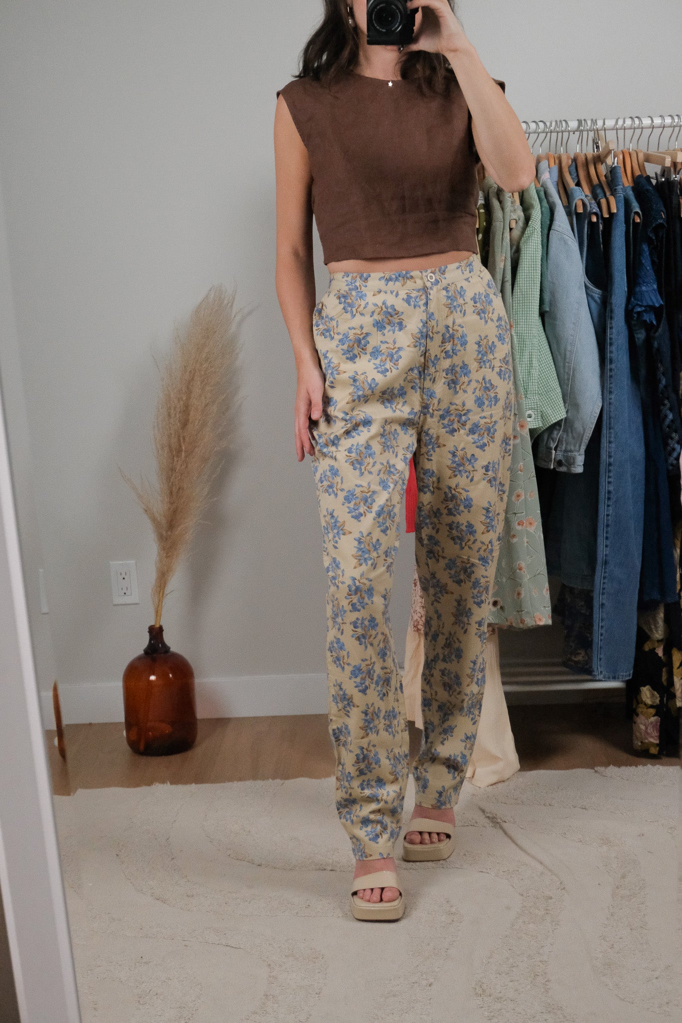 Deadstock x Vintage x Cotton Floral Pants (27)