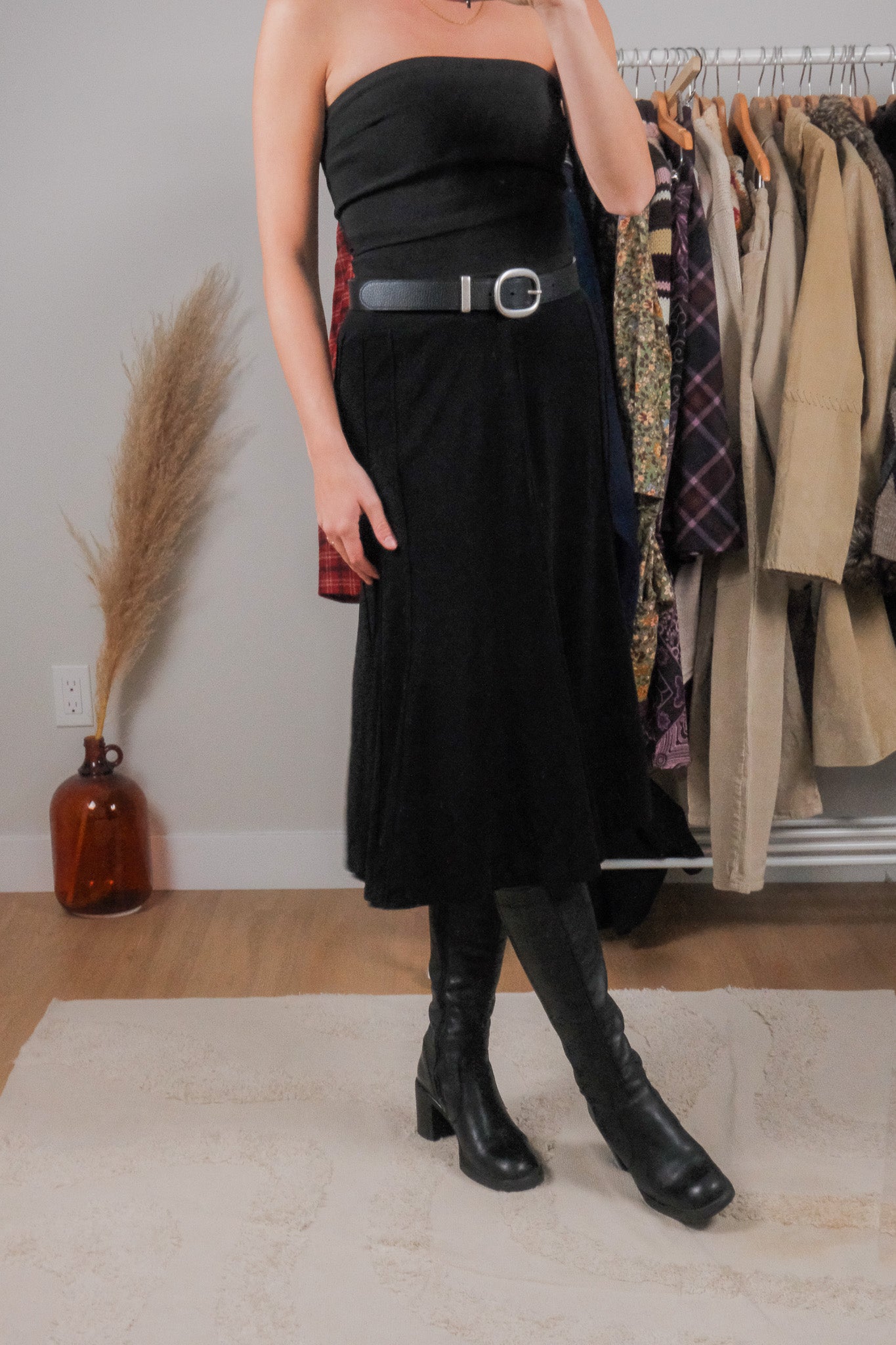 Vintage x Midi Skirt (6)