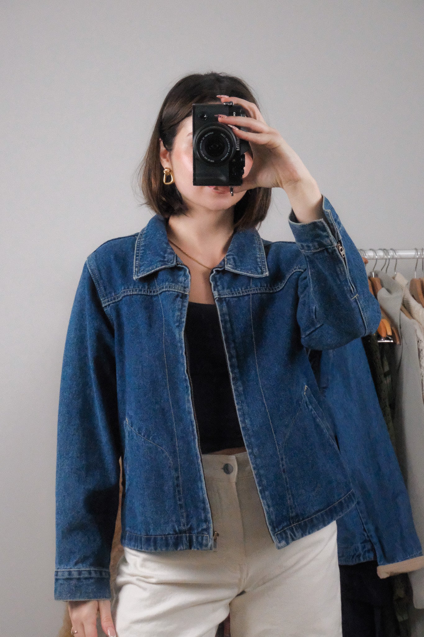 Vintage x Denim Jacket (S/M)
