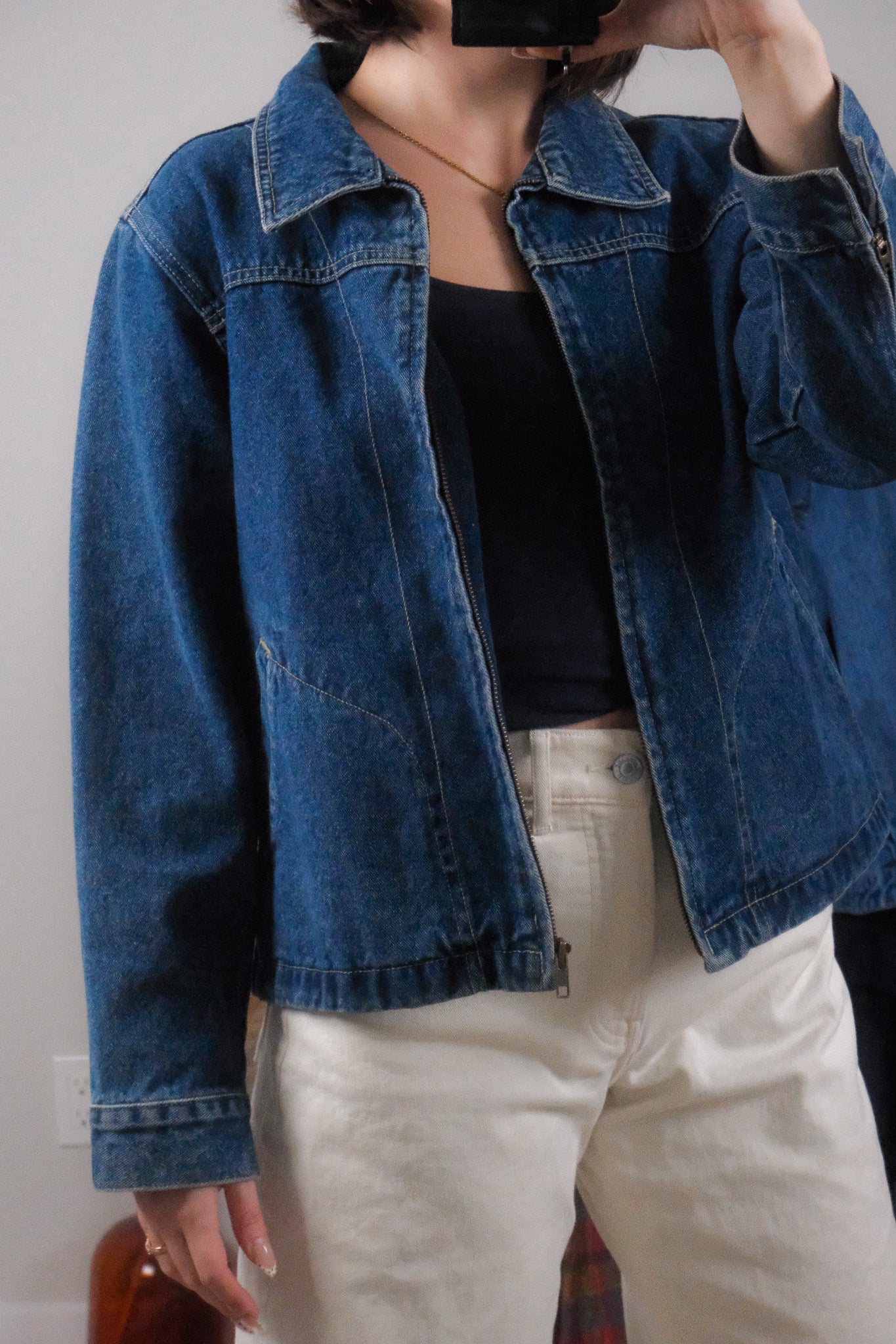 Vintage x Denim Jacket (S/M)