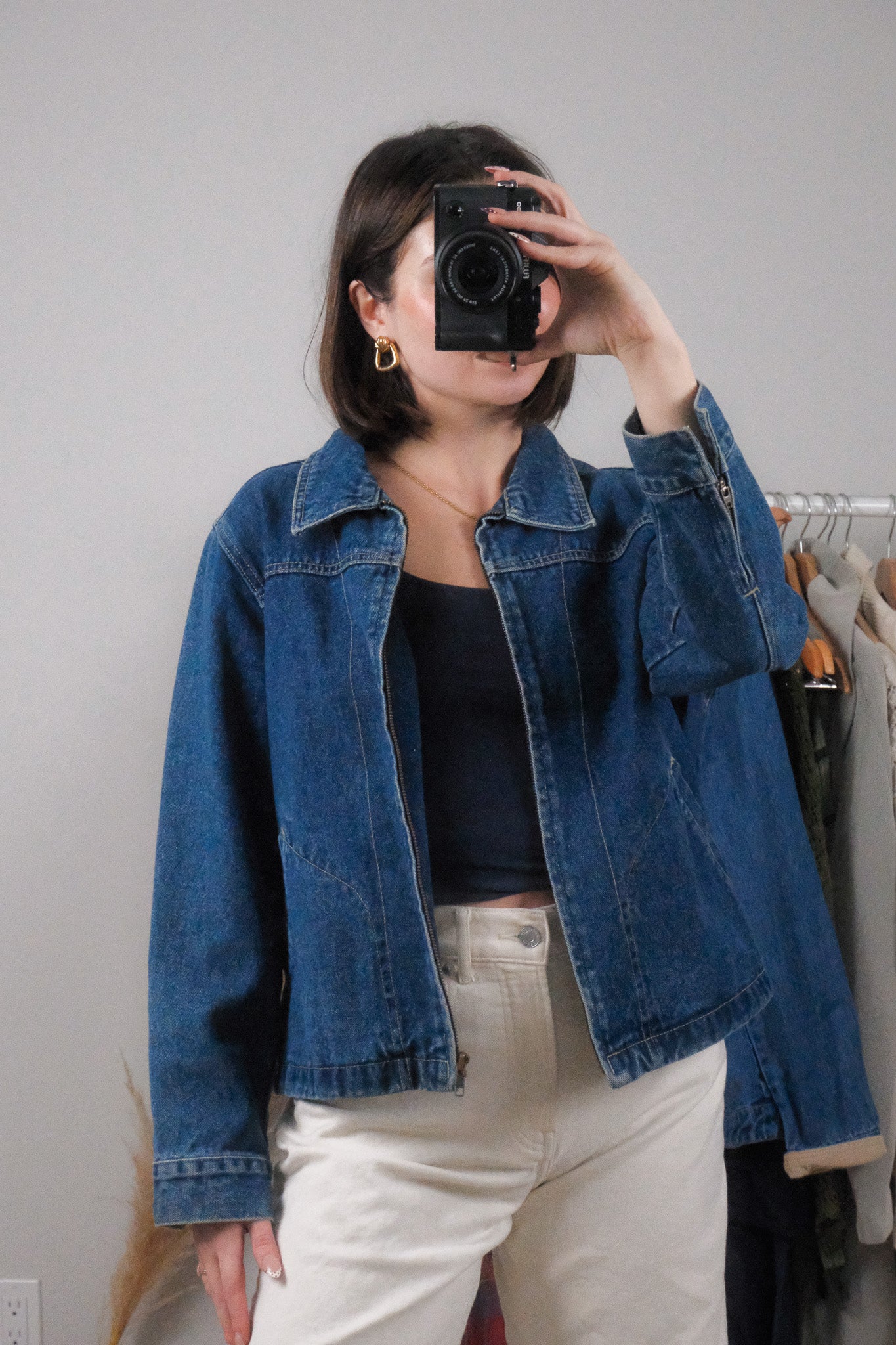Vintage x Denim Jacket (S/M)