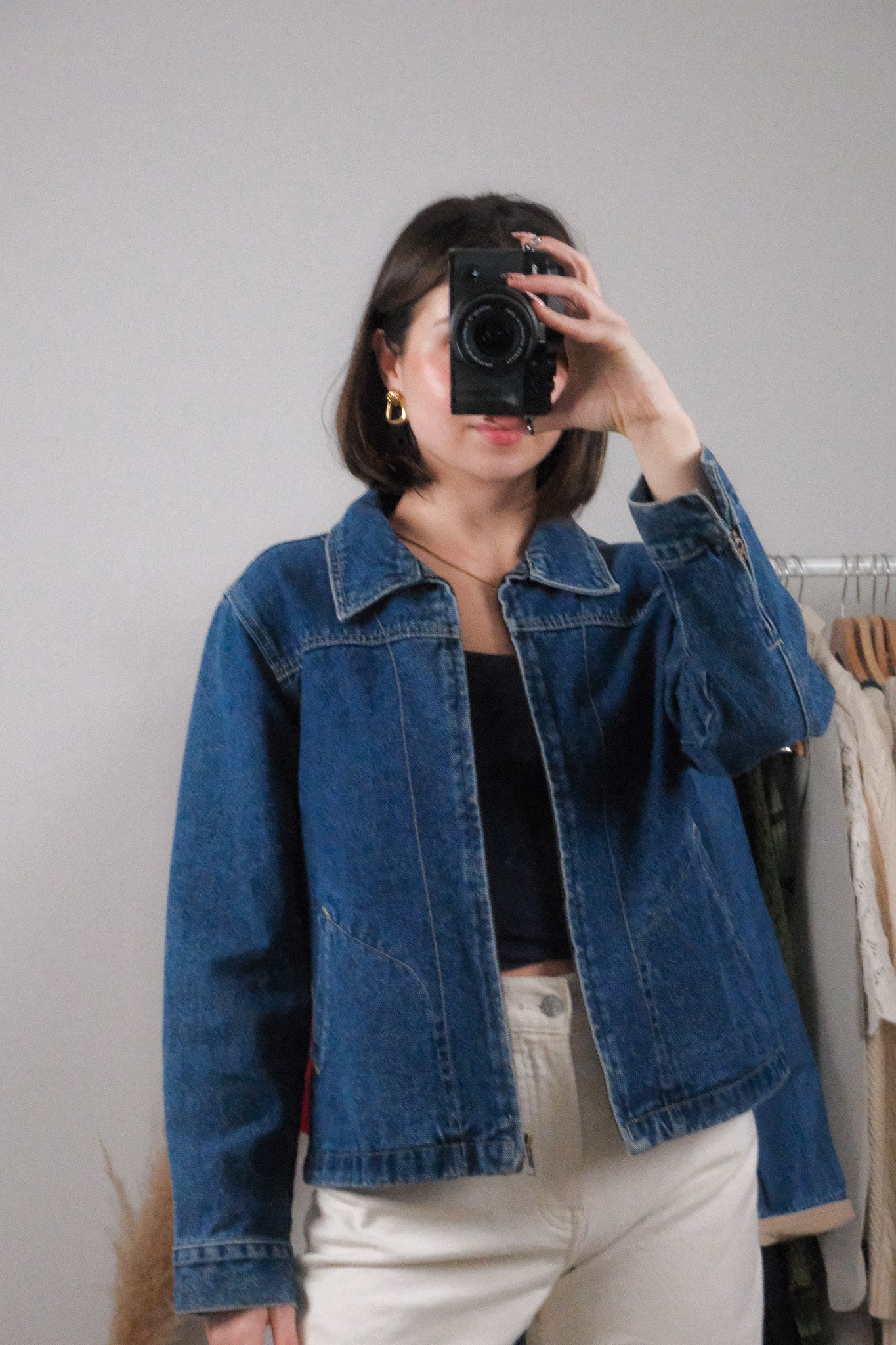 Vintage x Denim Jacket (S/M)