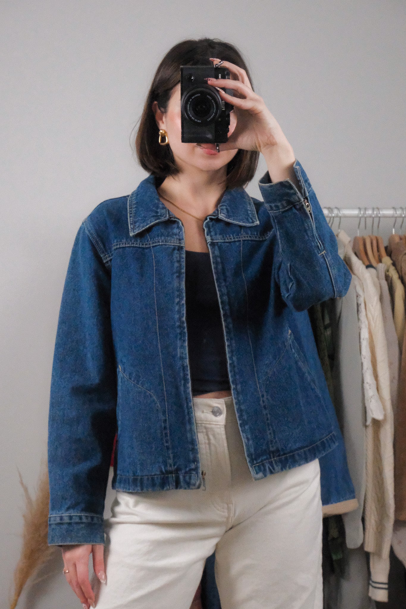 Vintage x Denim Jacket (S/M)