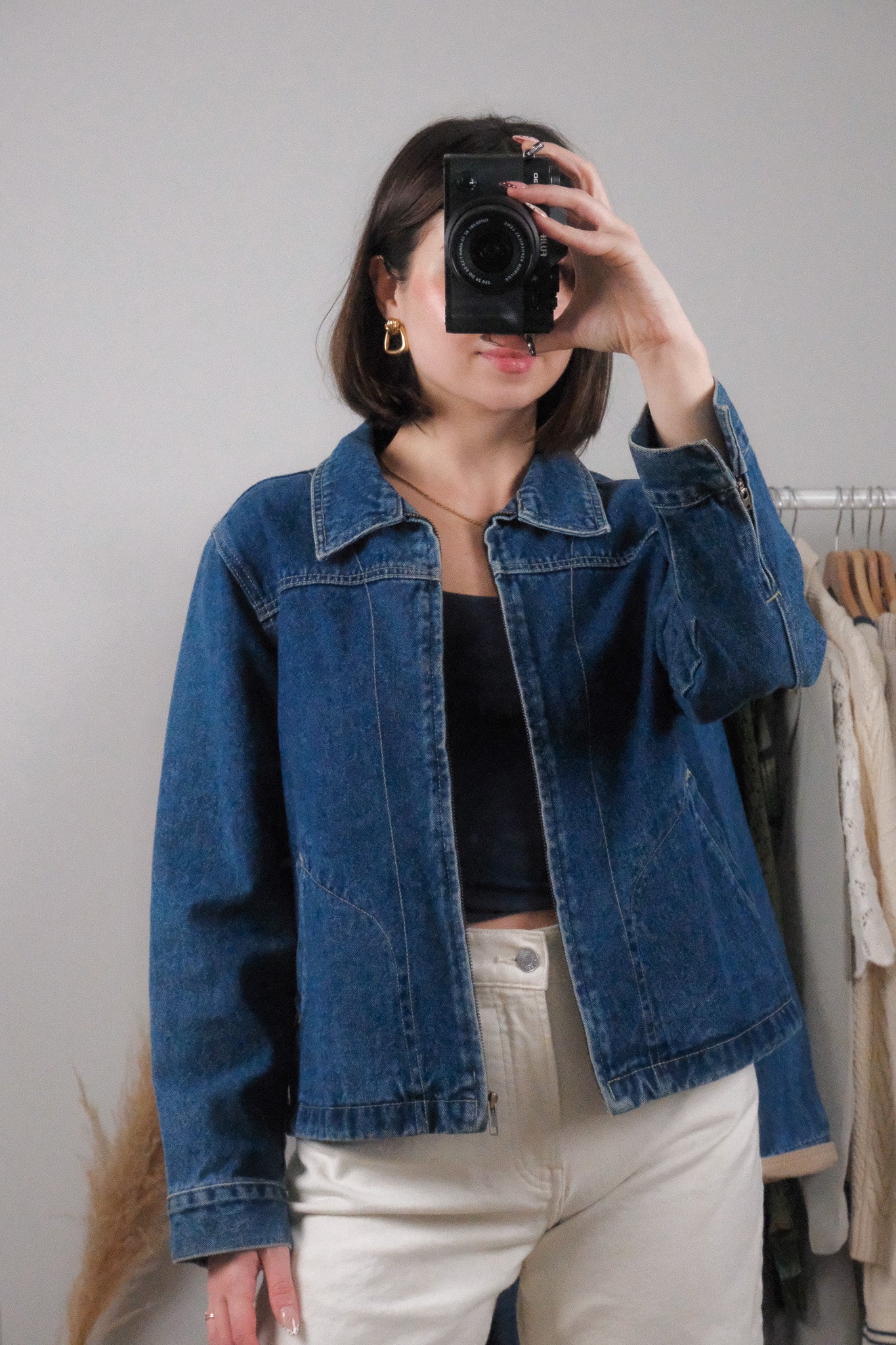 Vintage x Denim Jacket (S/M)