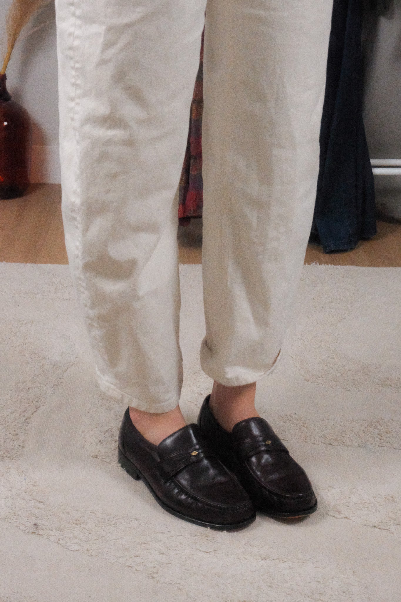 Vintage x Leather Loafers (9)