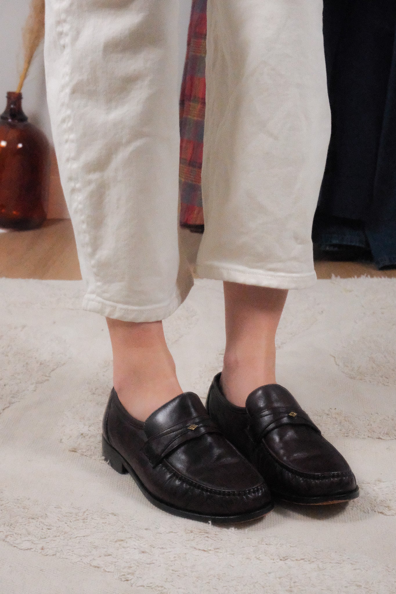 Vintage x Leather Loafers (9)