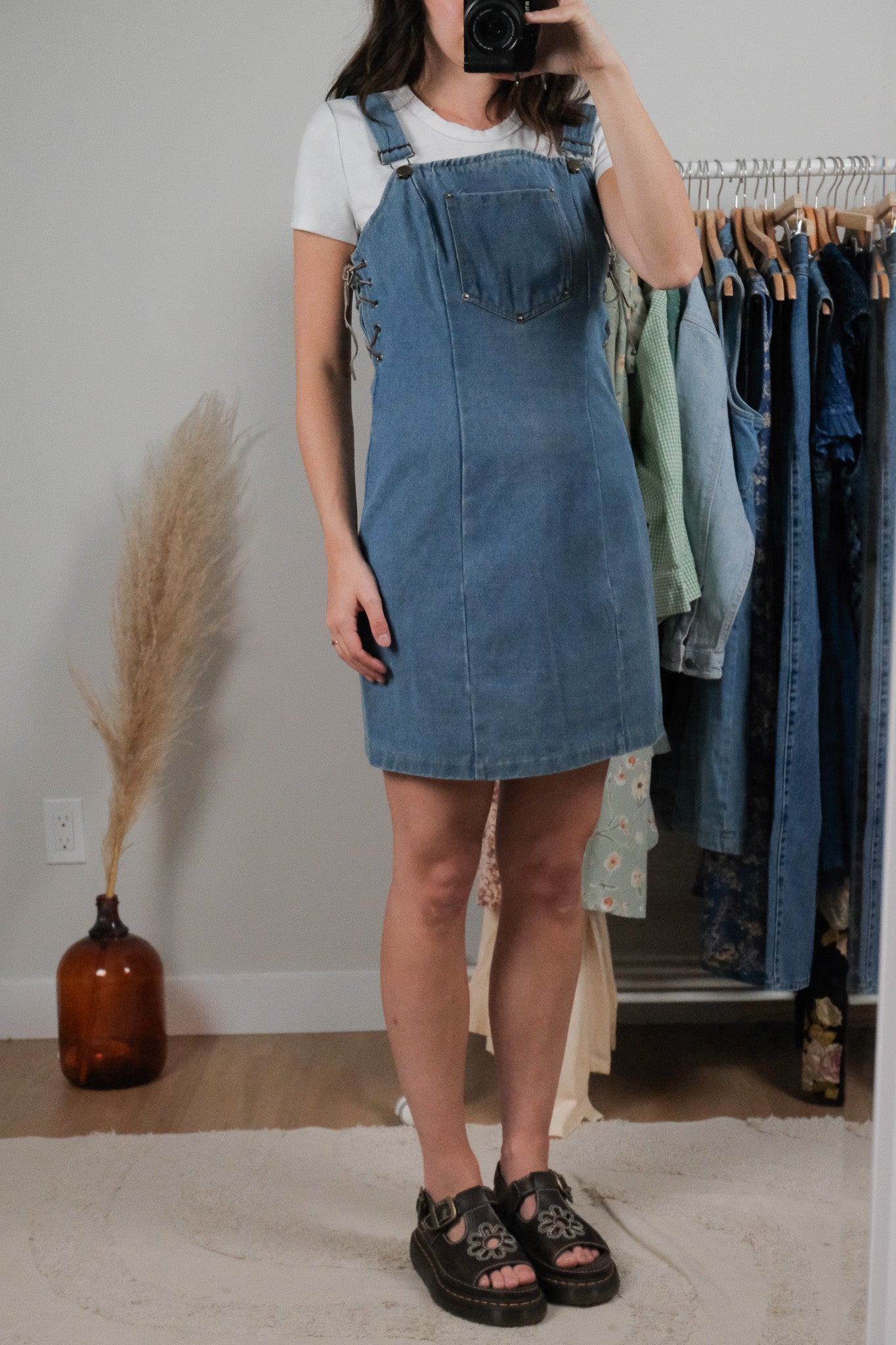 Vintage x Overall Tie Dress (S)