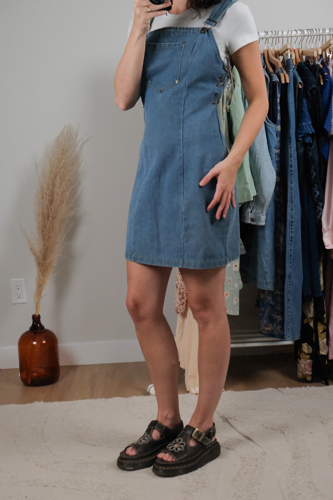 Vintage x Overall Tie Dress (S)