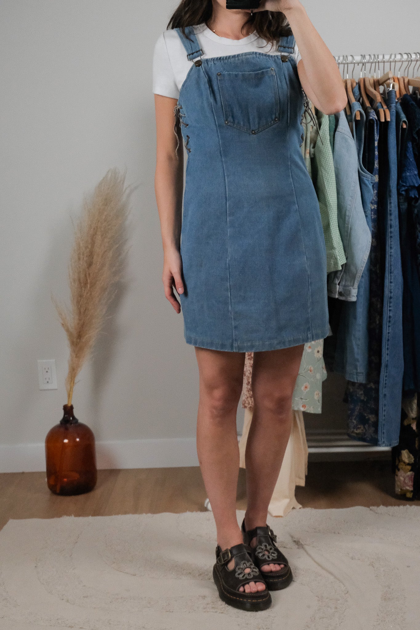 Vintage x Overall Tie Dress (S)
