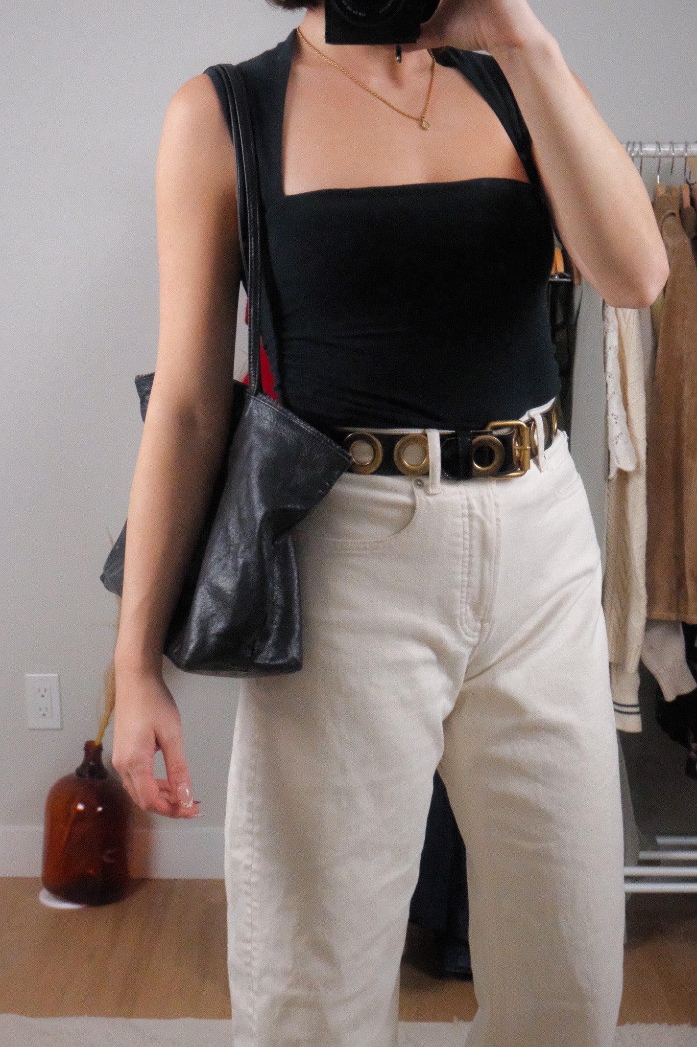 Vintage x Leather Tote Bag