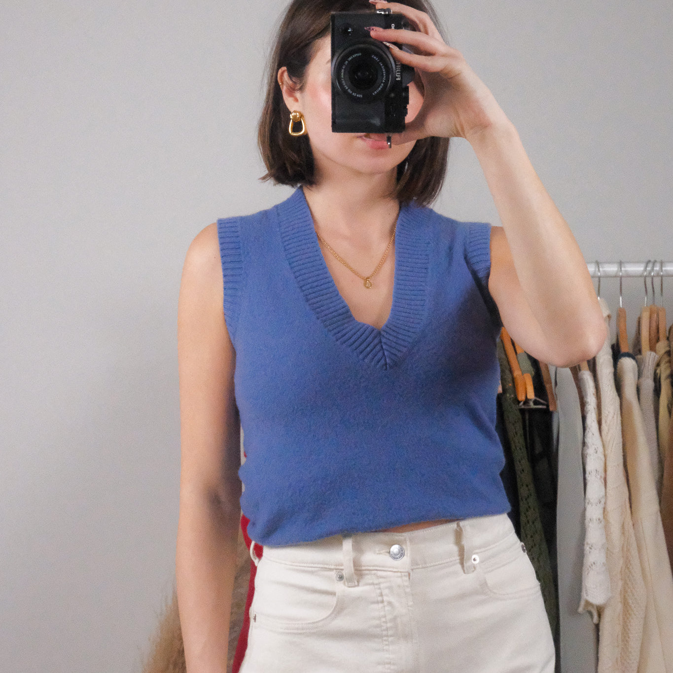 Vintage x Wool Sweater Vest (M)