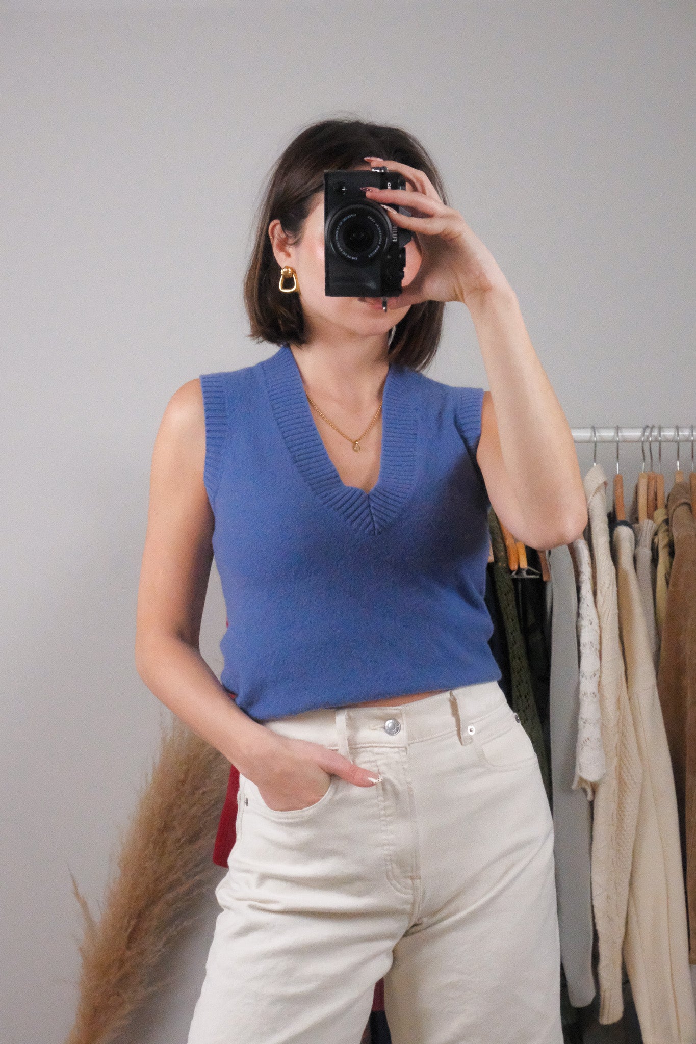 Vintage x Wool Sweater Vest (M)