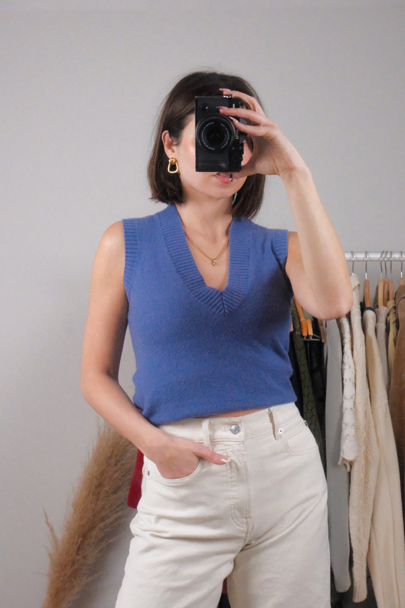 Vintage x Wool Sweater Vest (M)