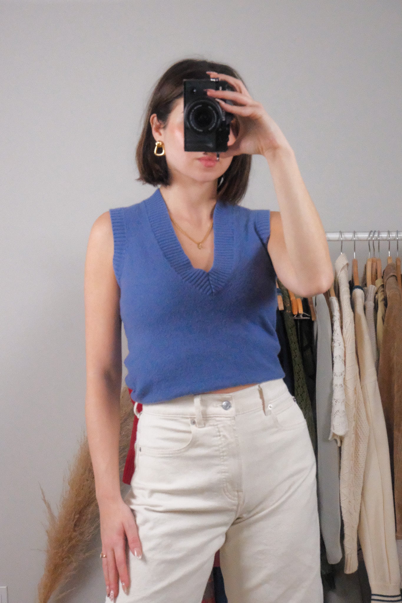 Vintage x Wool Sweater Vest (M)