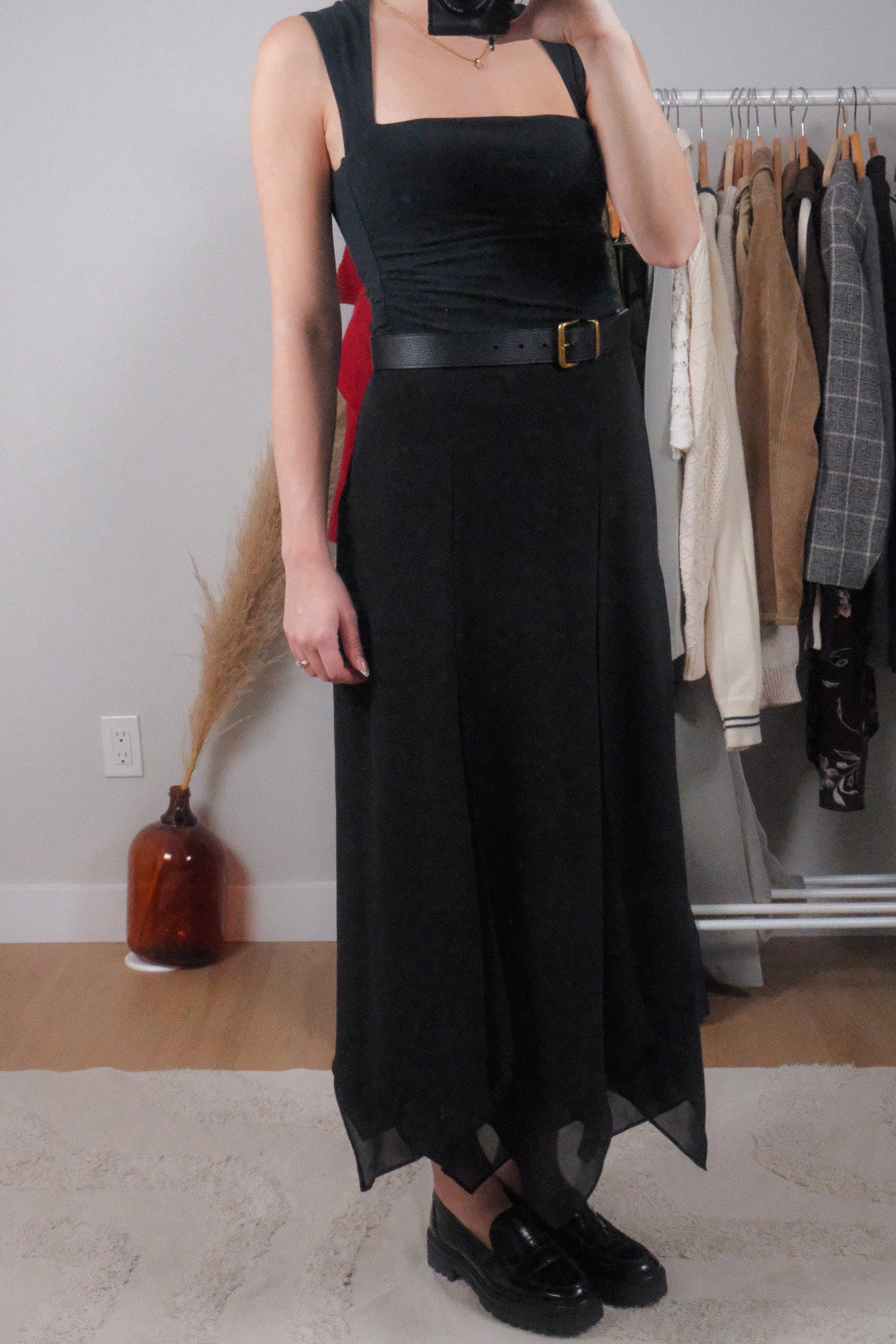 Vintage x Chiffon Handkerchief Maxi Skirt (10)