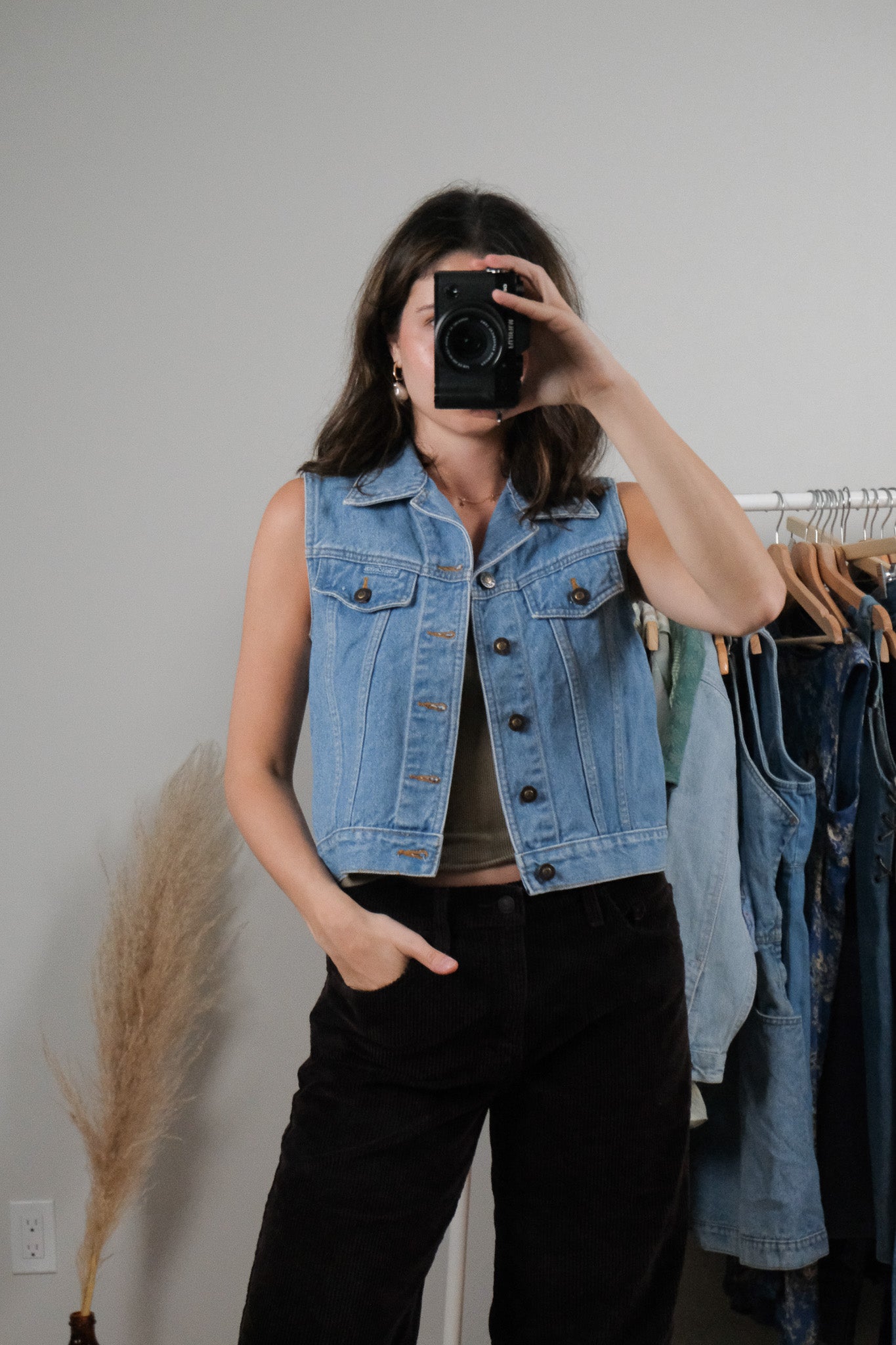 Vintage x Denim Vest (S)