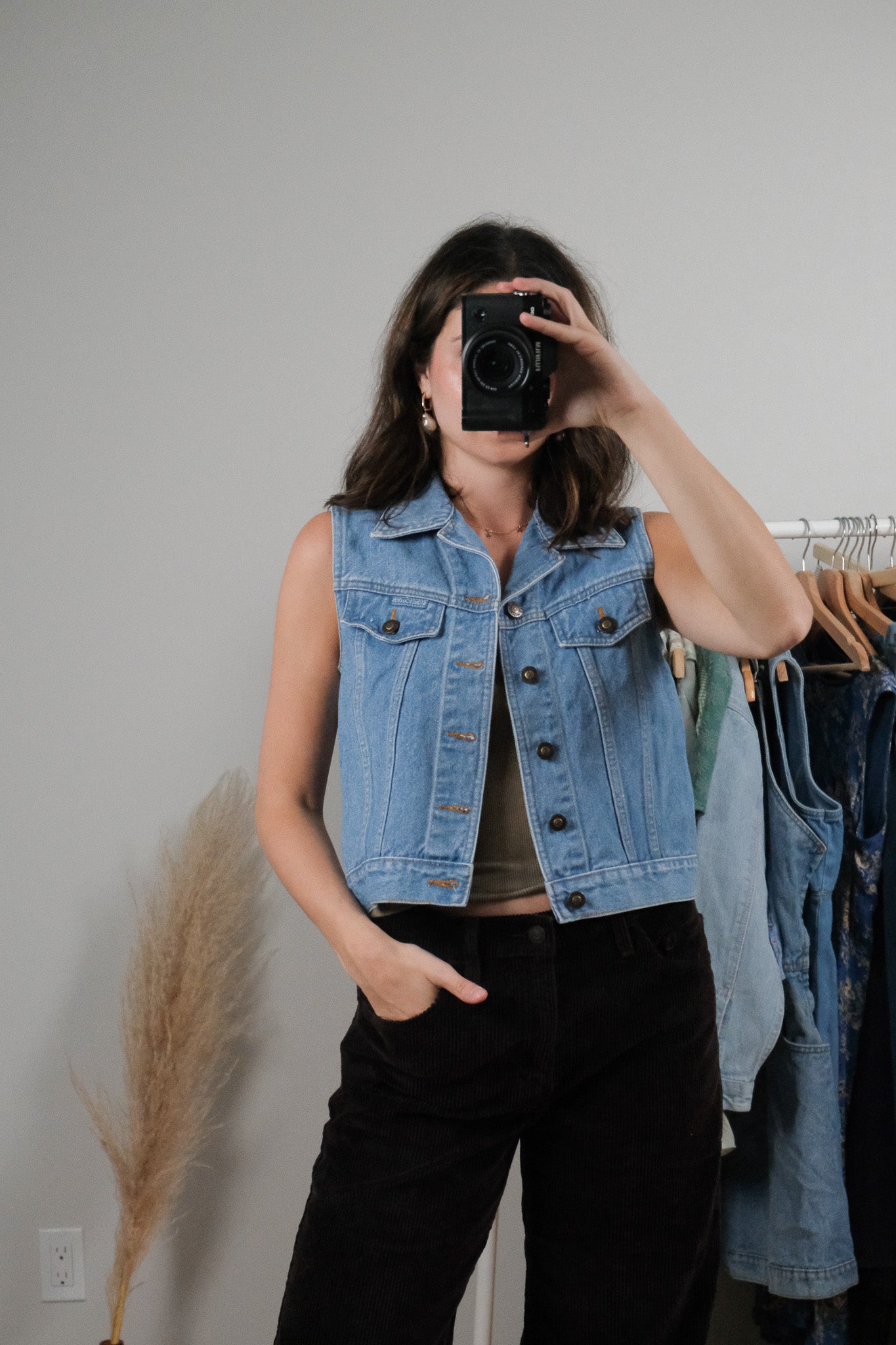 Vintage x Denim Vest (S)