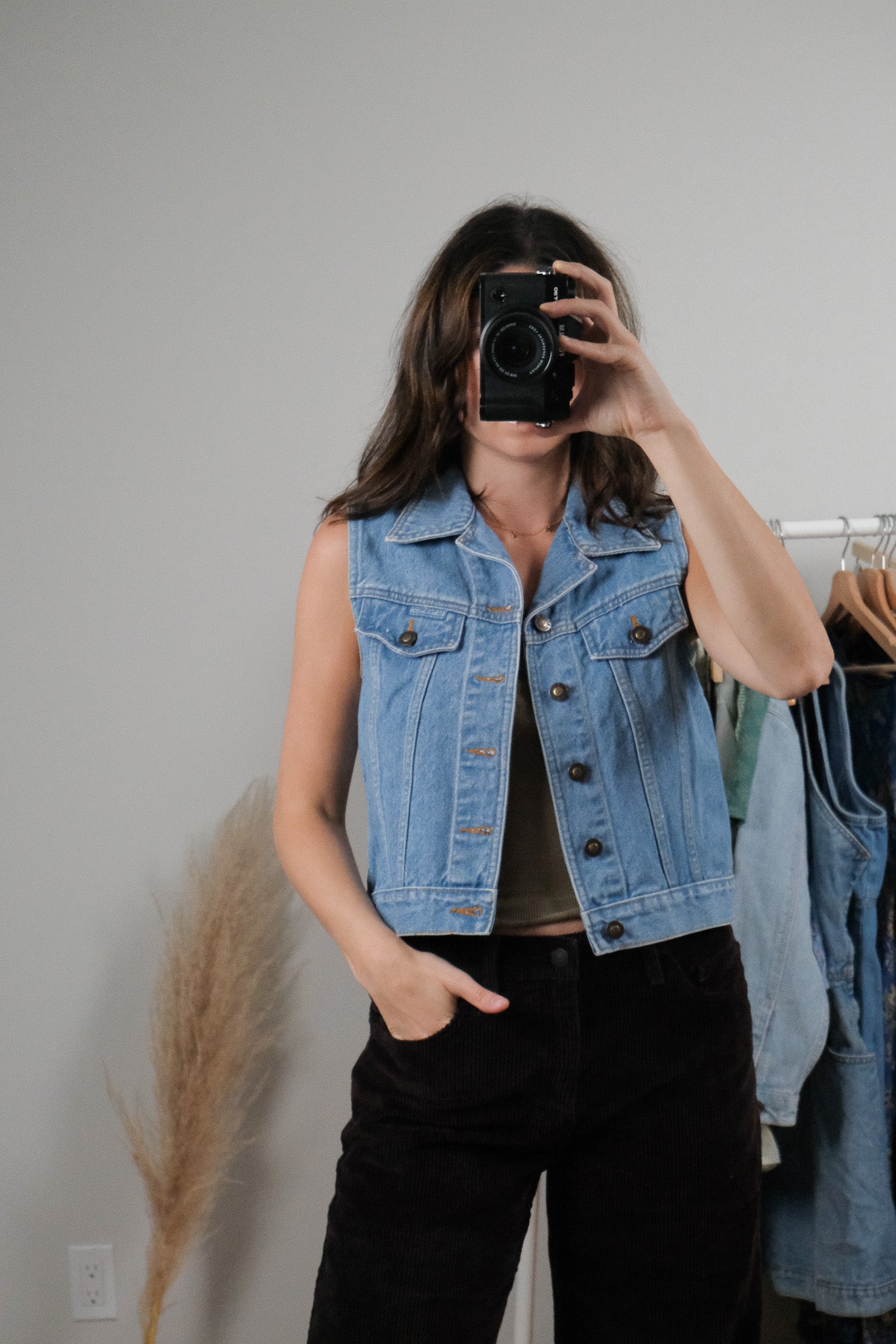 Vintage x Denim Vest (S)