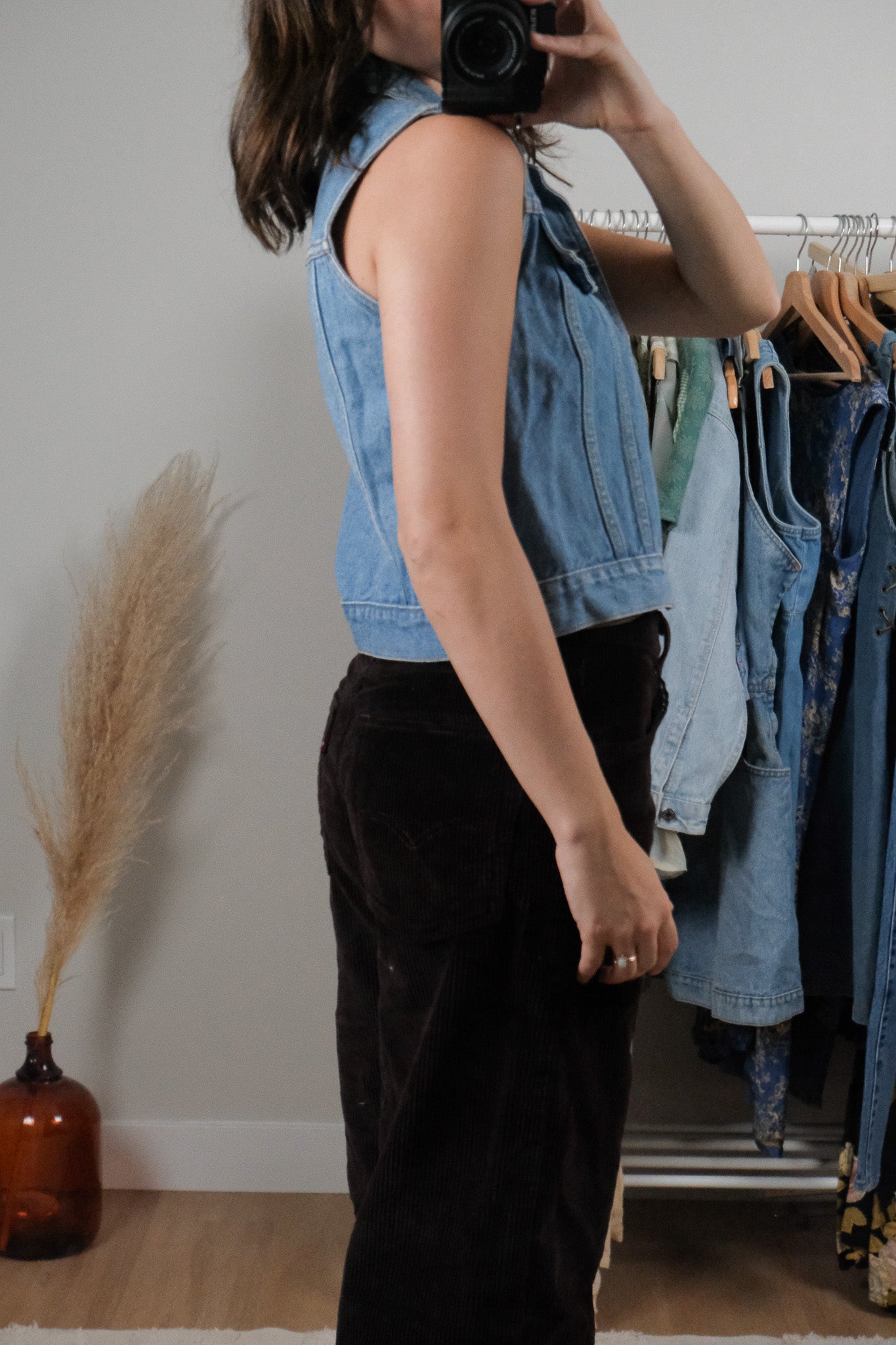 Vintage x Denim Vest (S)
