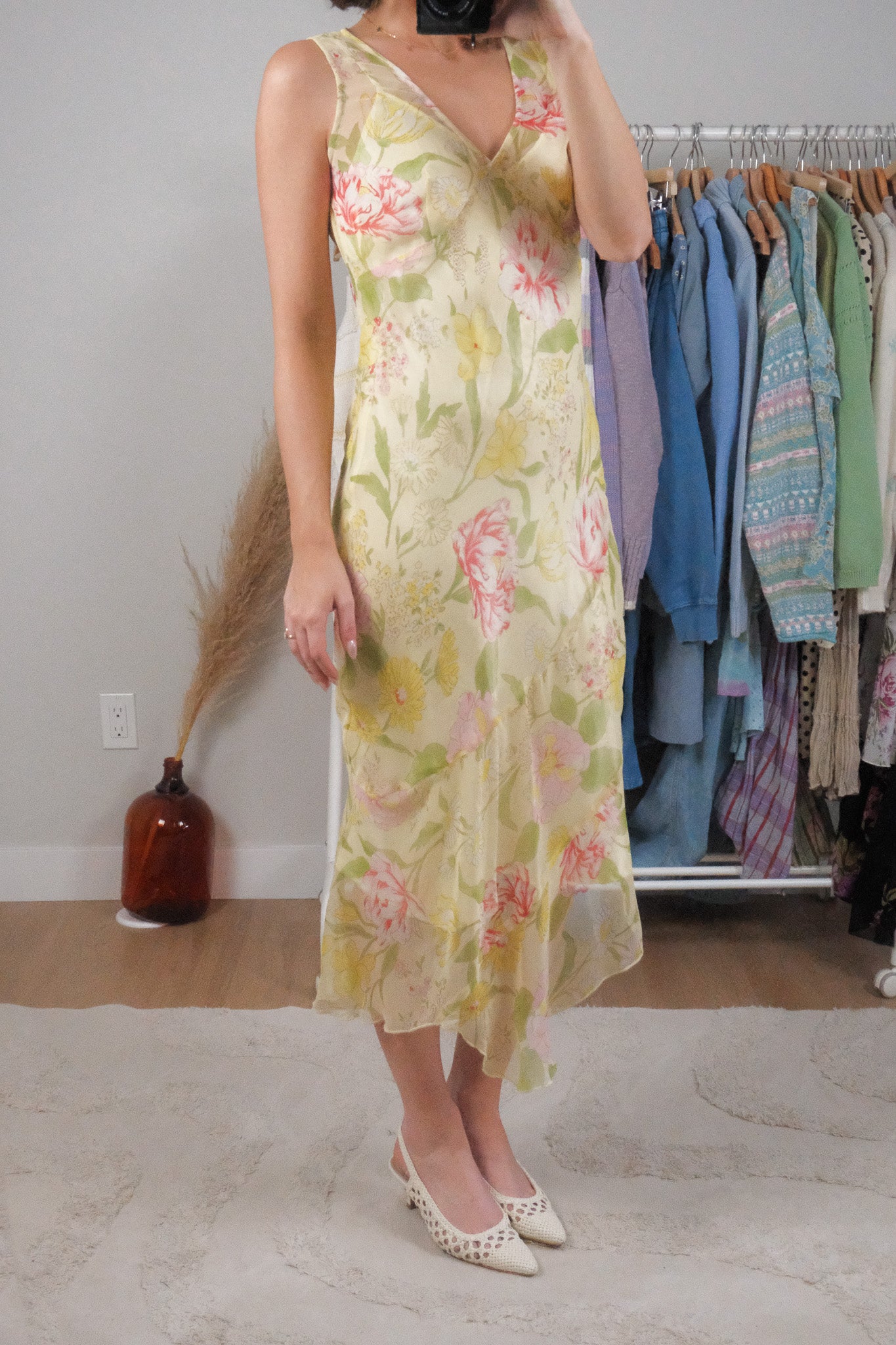 Vintage x Floral Maxi Dress (4/6)
