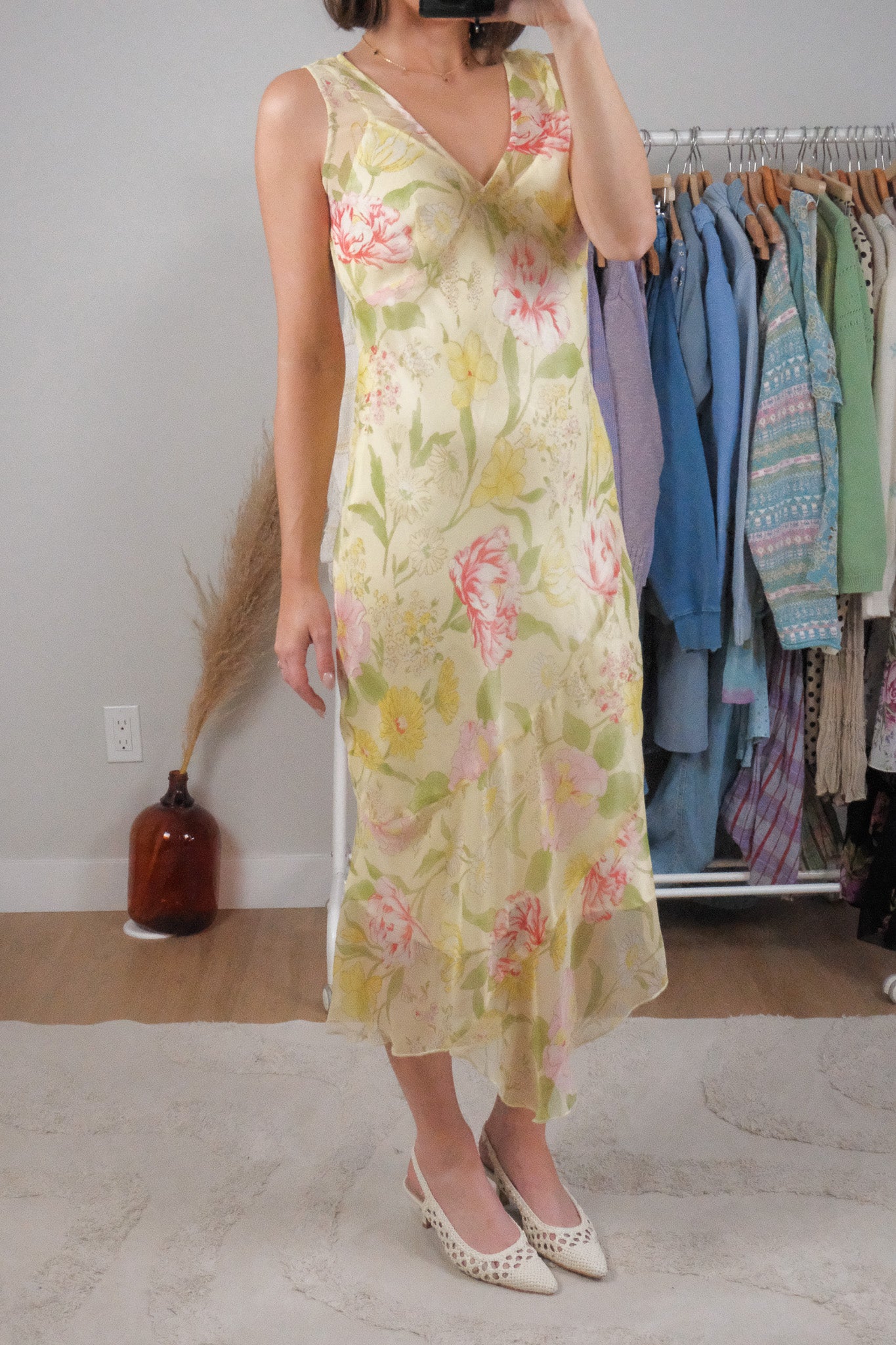Vintage x Floral Maxi Dress (4/6)