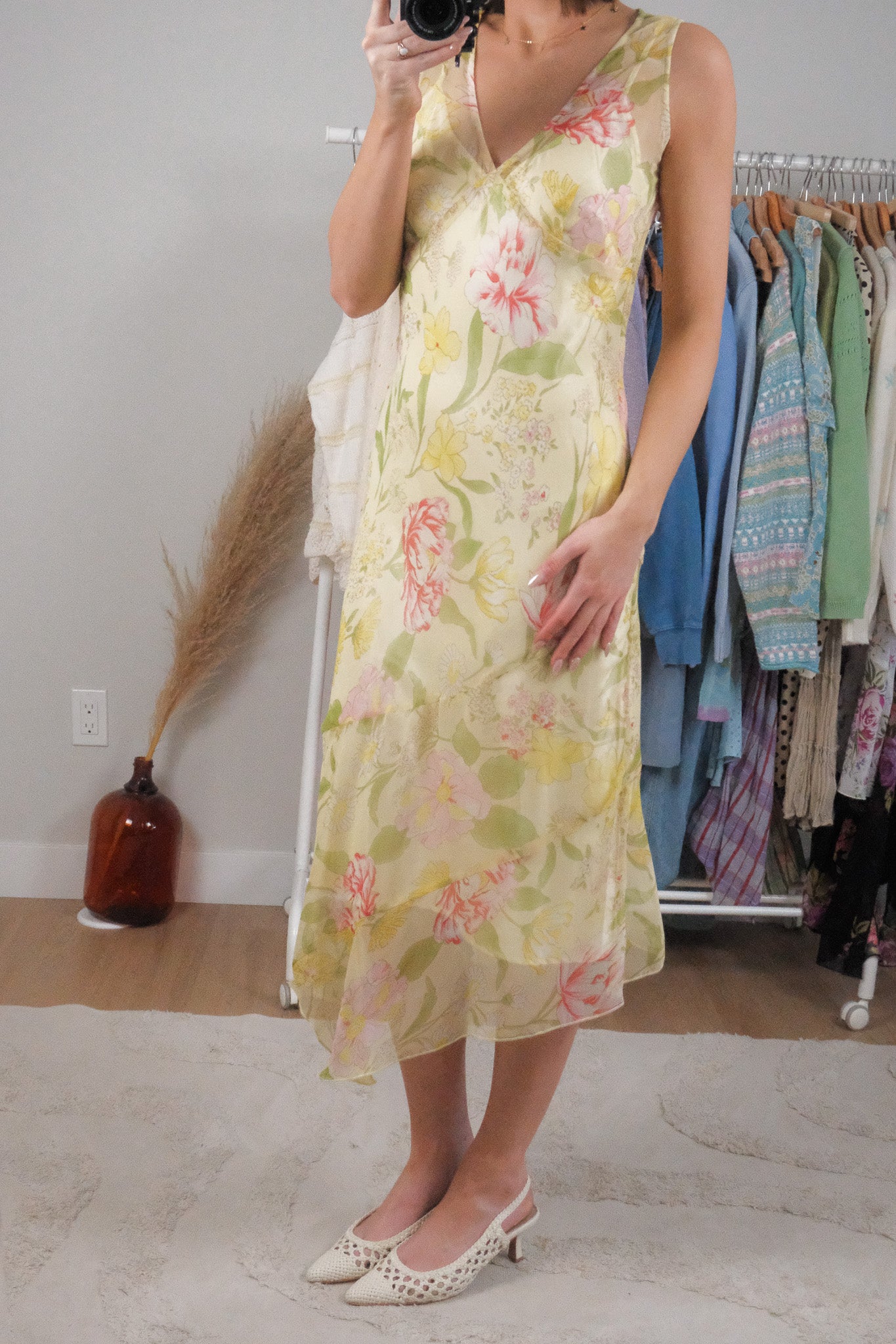 Vintage x Floral Maxi Dress (4/6)