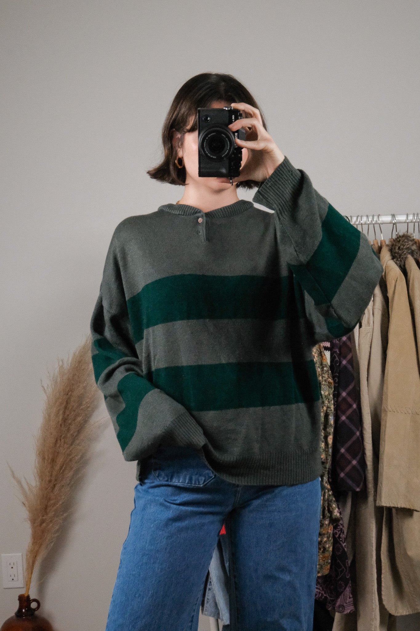 Vintage x Striped Sweater (M-XL)