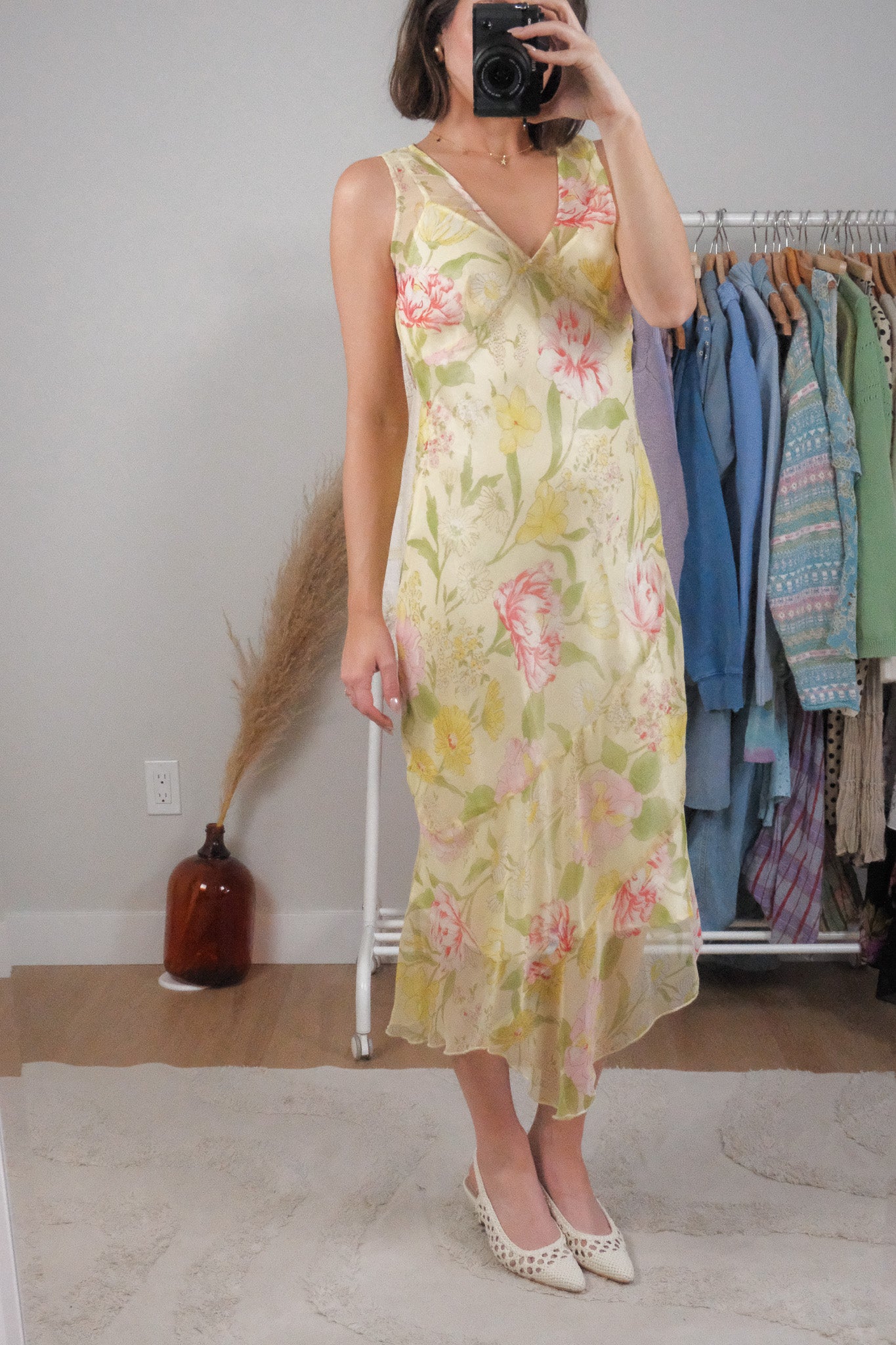 Vintage x Floral Maxi Dress (4/6)