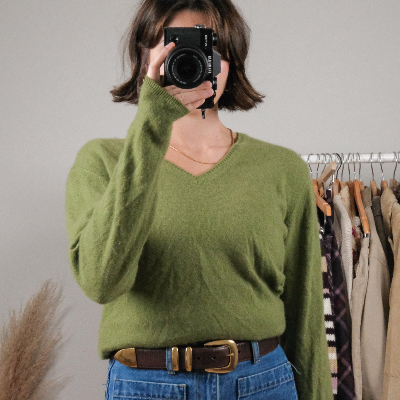 Vintage x Cashmere Sweater (M)