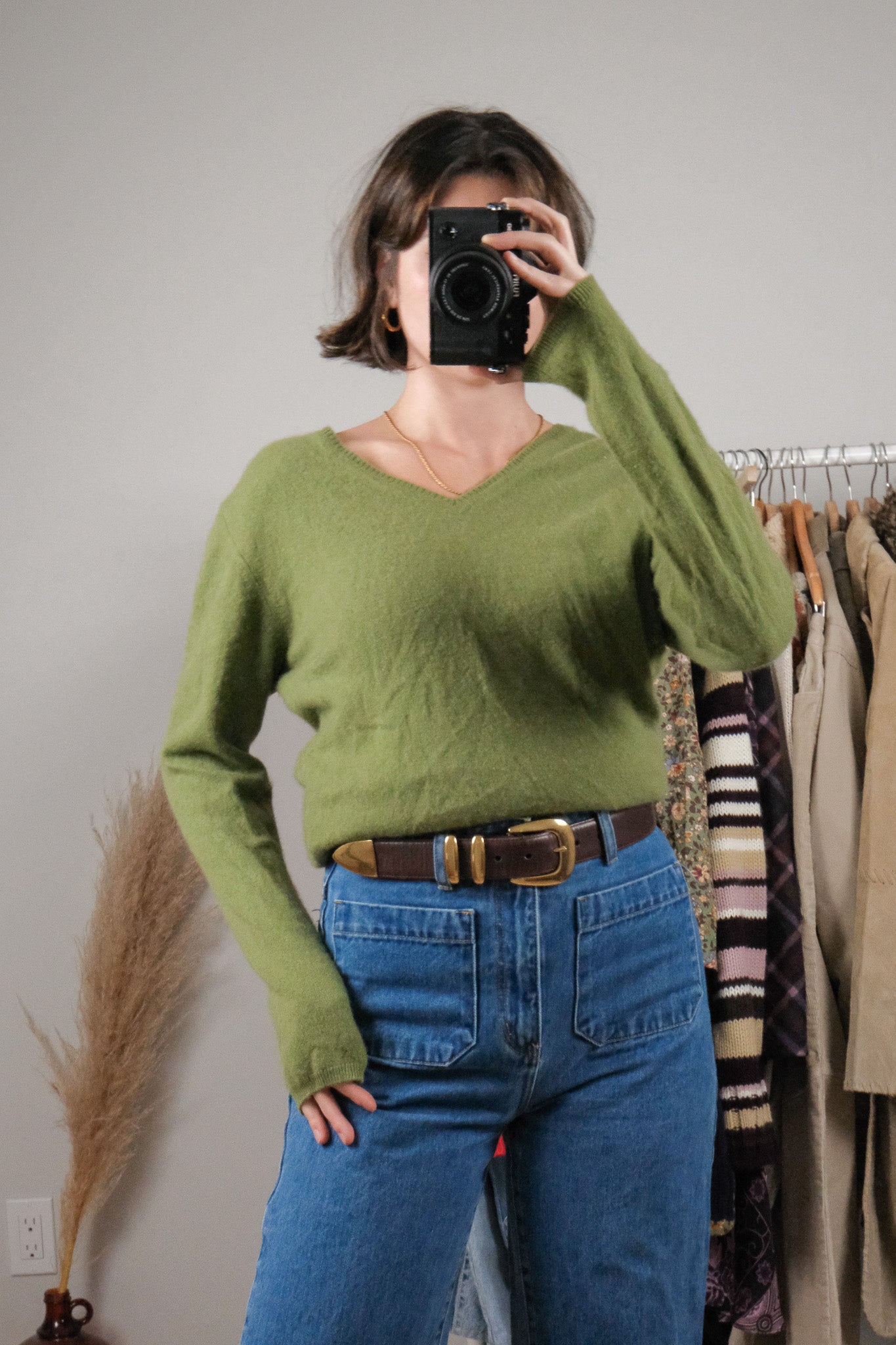 Vintage x Cashmere Sweater (M)