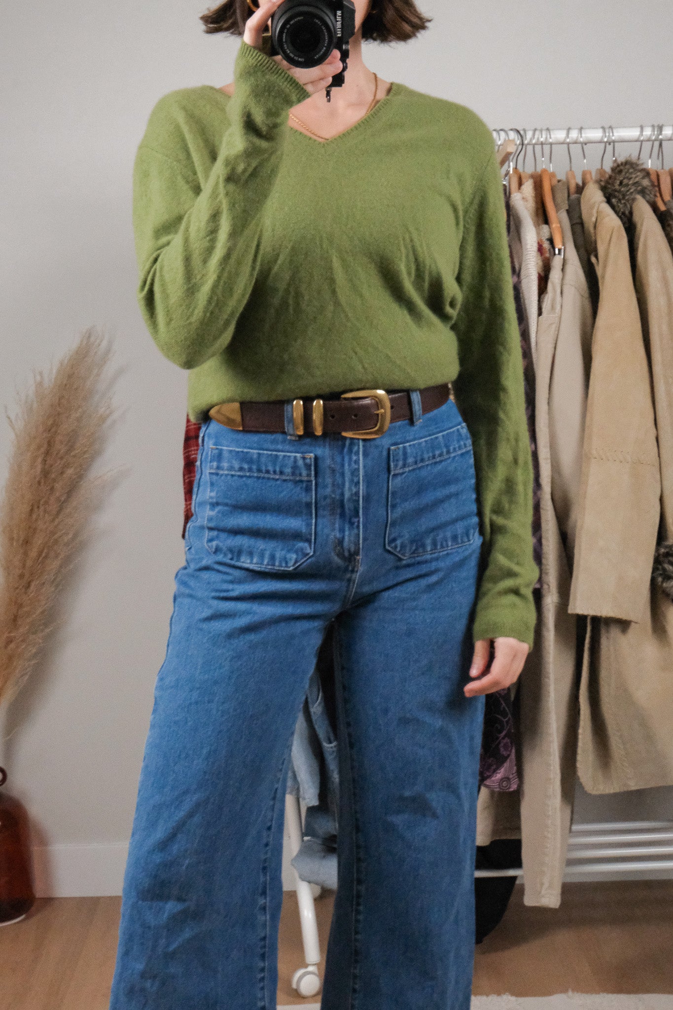 Vintage x Cashmere Sweater (M)