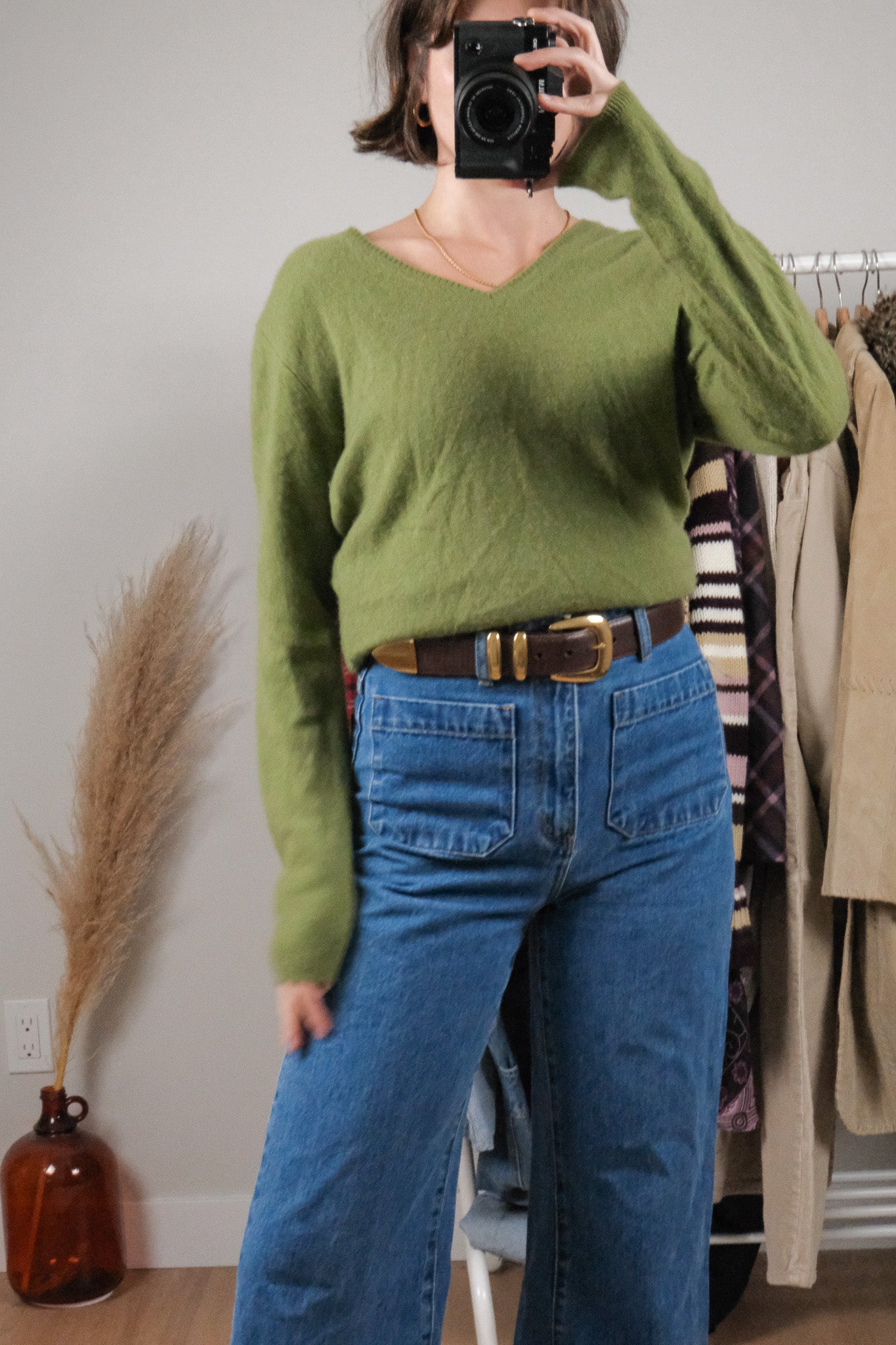 Vintage x Cashmere Sweater (M)